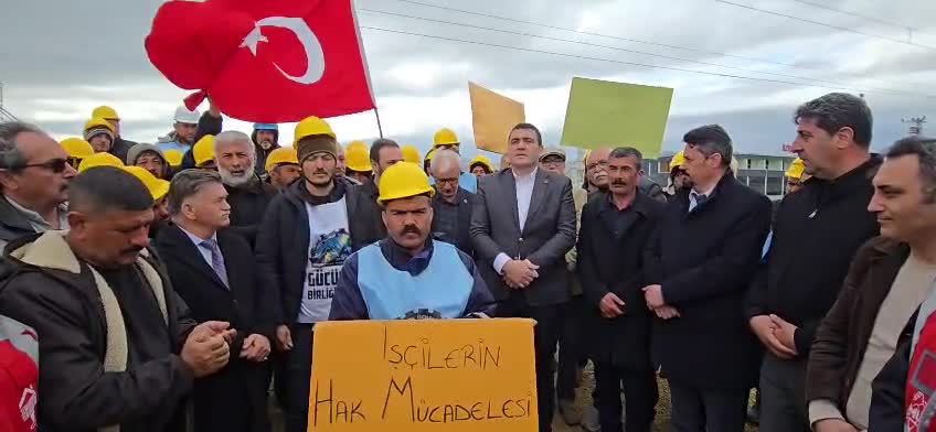 Doruk Madencilik işçileri Ankara'ya yürüyor... CHP'li Karasu: Bu ülkede en ucuz şey işçinin sağlığıdır, emektir, canınızdır