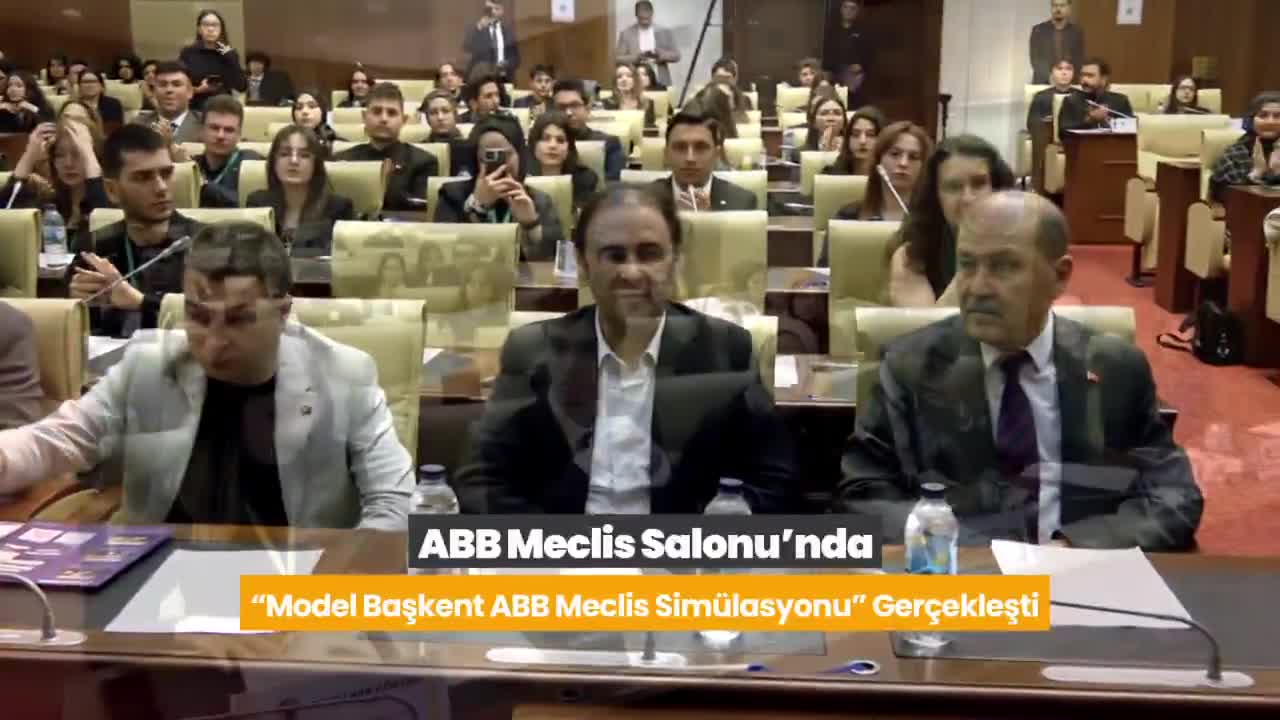 Ankara Büyükşehir Belediyesi, Model Başkent Meclis Simülasyonu'na ev sahipliği yaptı