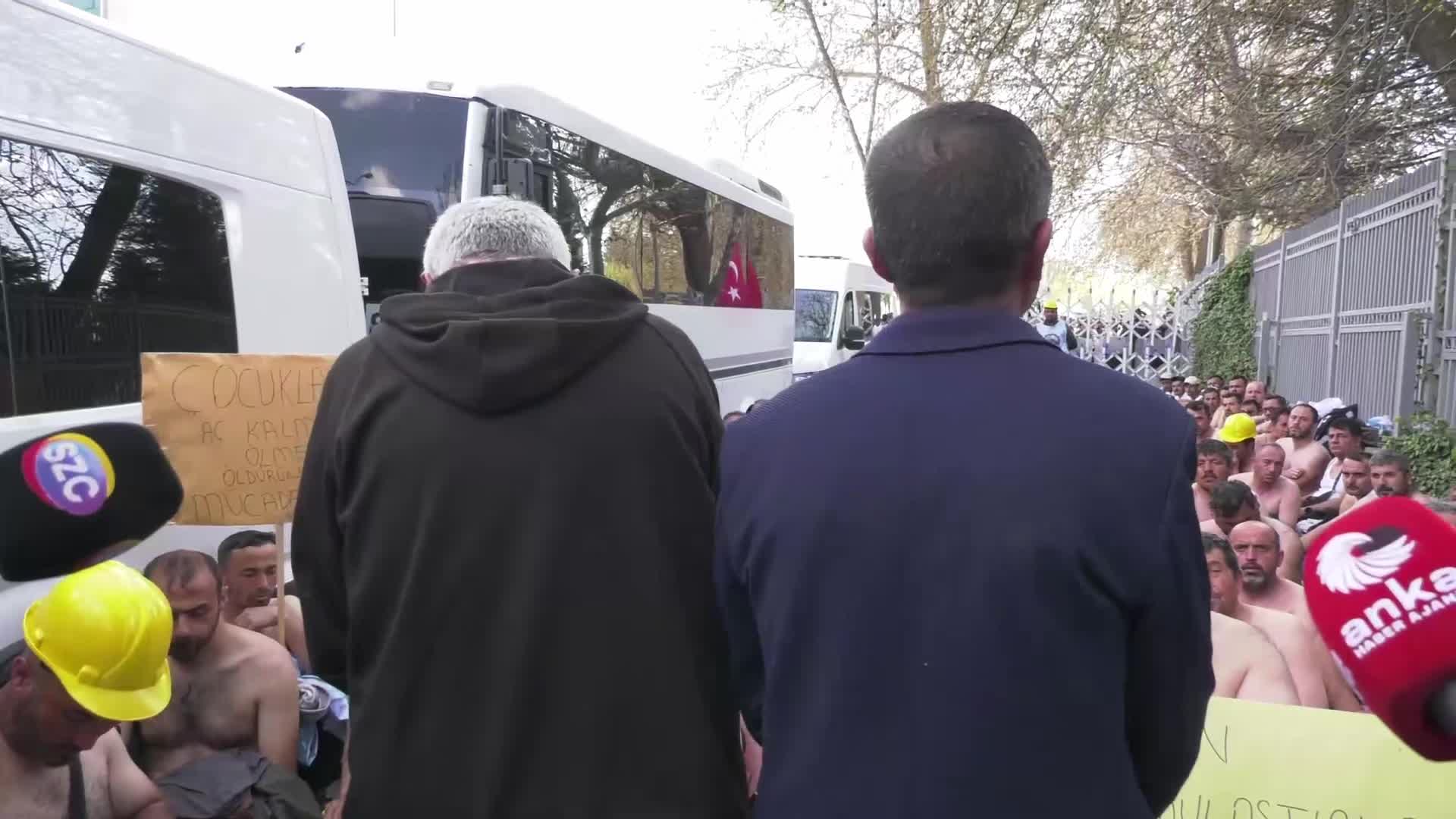 Serbest bırakılan Bağımsız Maden İş Sendikası Genel Başkanı Gökay Çakır: "Hakkımızı almadan, hiçbir yere gitmek yok"