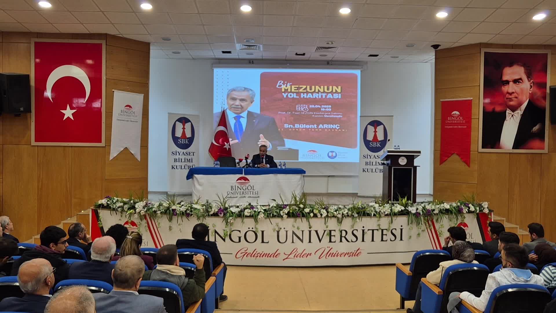 Bülent Arınç Bingöl'de konuştu: "Hem acil hem orta hem uzun vadede eğitim konusunu ele almamız lazım"