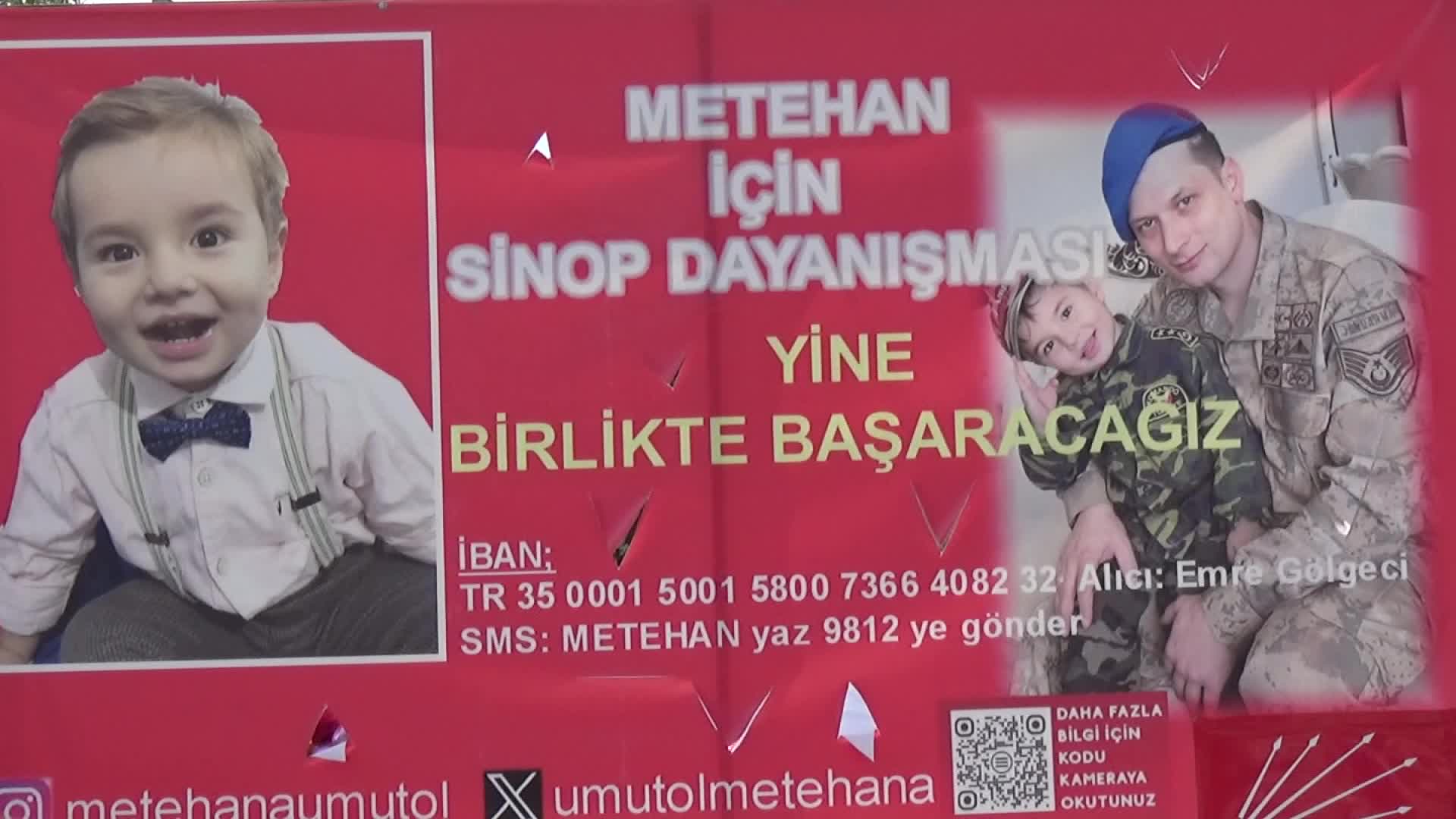 Sinop'ta DMD hastası Metehan bebek için destek nöbeti CHP İl Başkanlığı'nda: Çocukların sağlığı söz konusu olduğunda akan sular duruyor