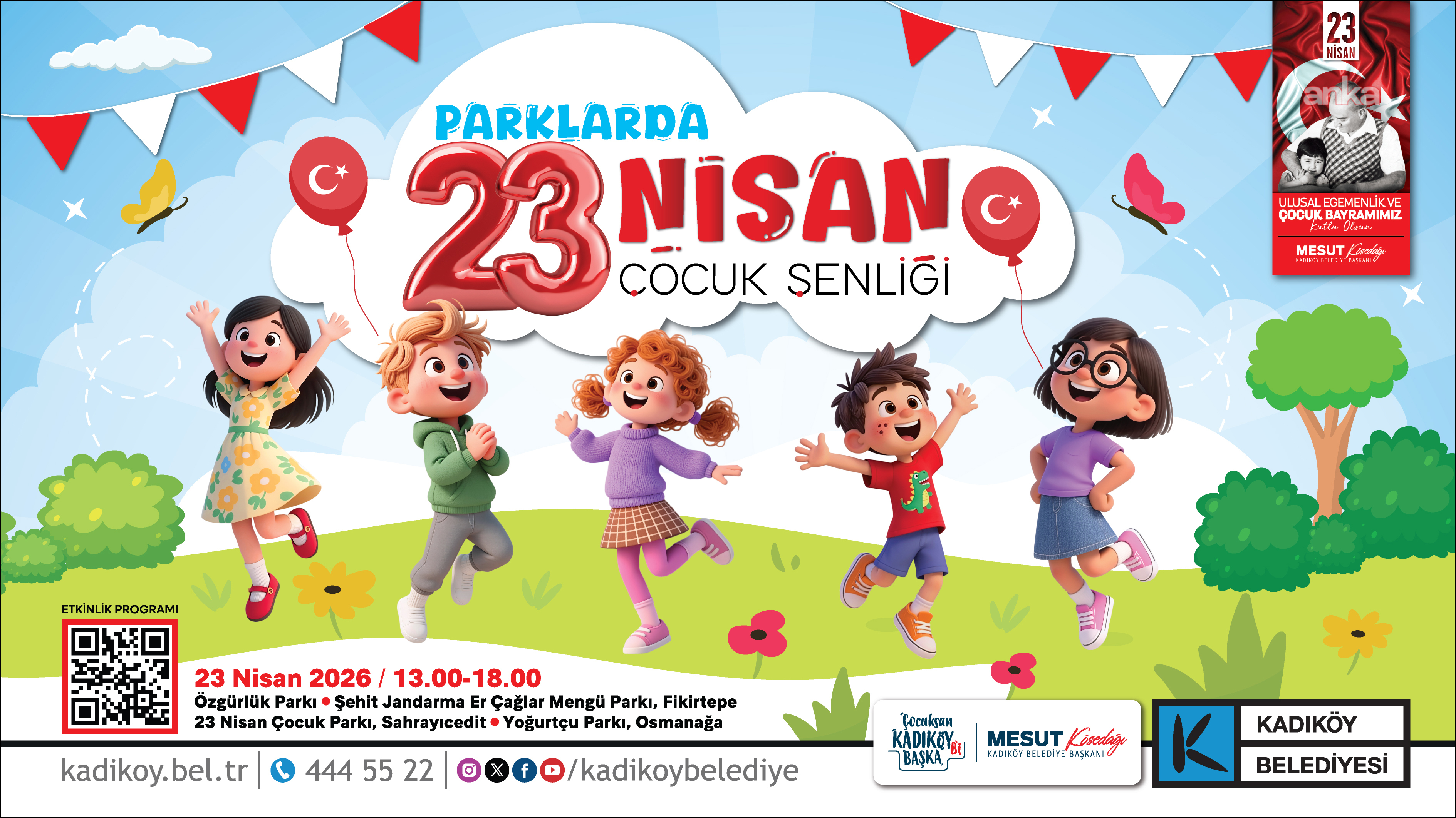 Kadıköy’de 23 Nisan, gün boyu sürecek etkinlikler ile kutlanacak