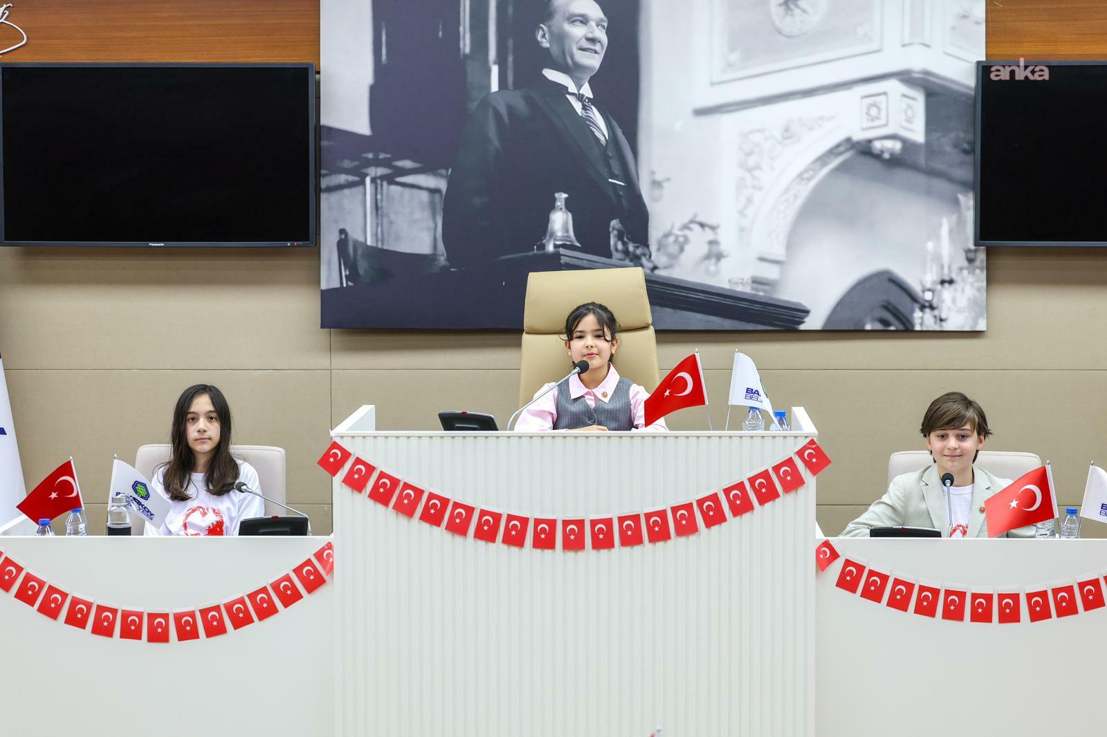 Bakırköy Belediyesi Çocuk Meclisi'nden 23 Nisan özel oturumu