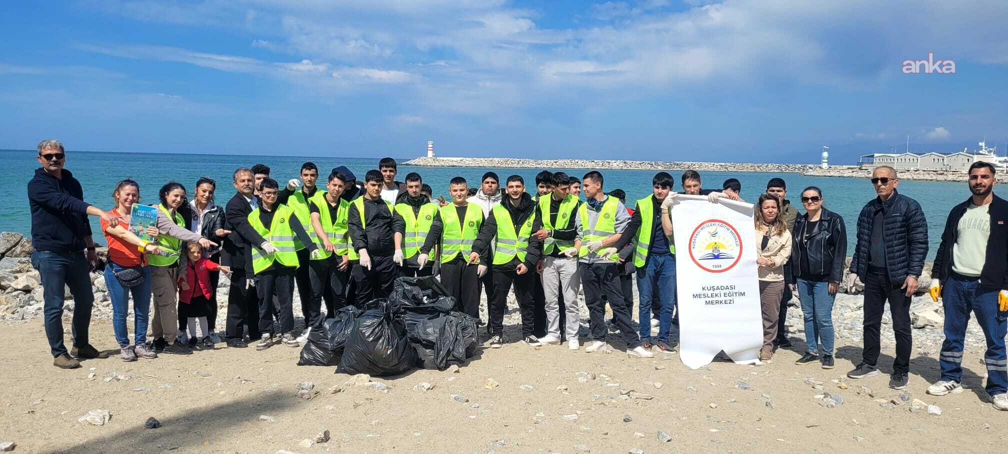 Kuşadası Belediyesi ile MESEM öğrencileri el ele verdi: “Mavi Nefes, Yeşil Gelecek” için güç birliği