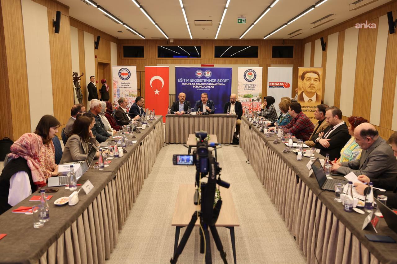 Eğitim Bir-Sen'den "Eğitim Ekosisteminde Şiddet Çalıştayı"... Ali Yalçın: "Hiç kimse kendini bu süreçten soyutlamamalı, çünkü sorun hepimizin ortak sorunudur"