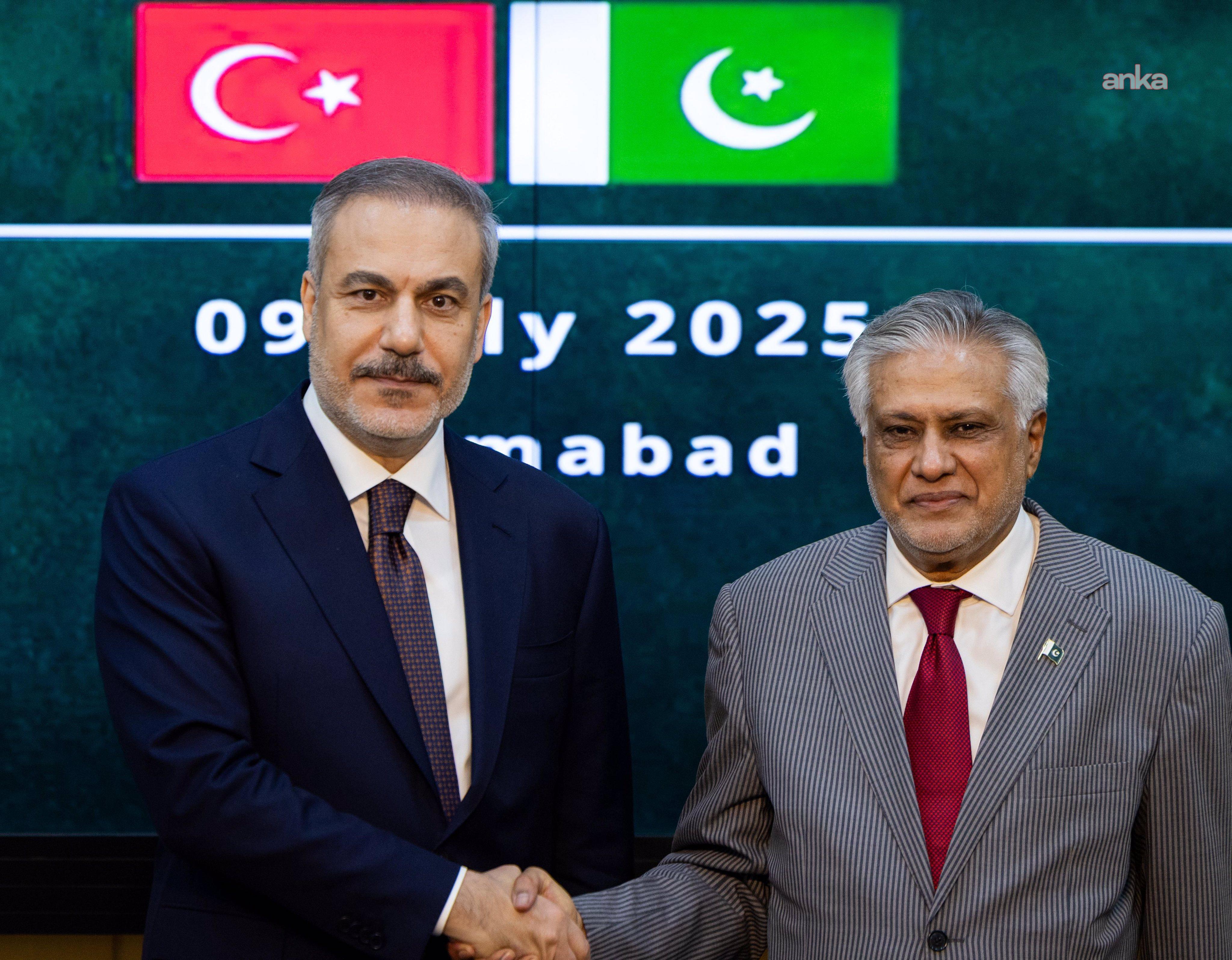 Dışişleri Bakanı Fidan, Pakistanlı mevkidaşı Dar'la görüştü