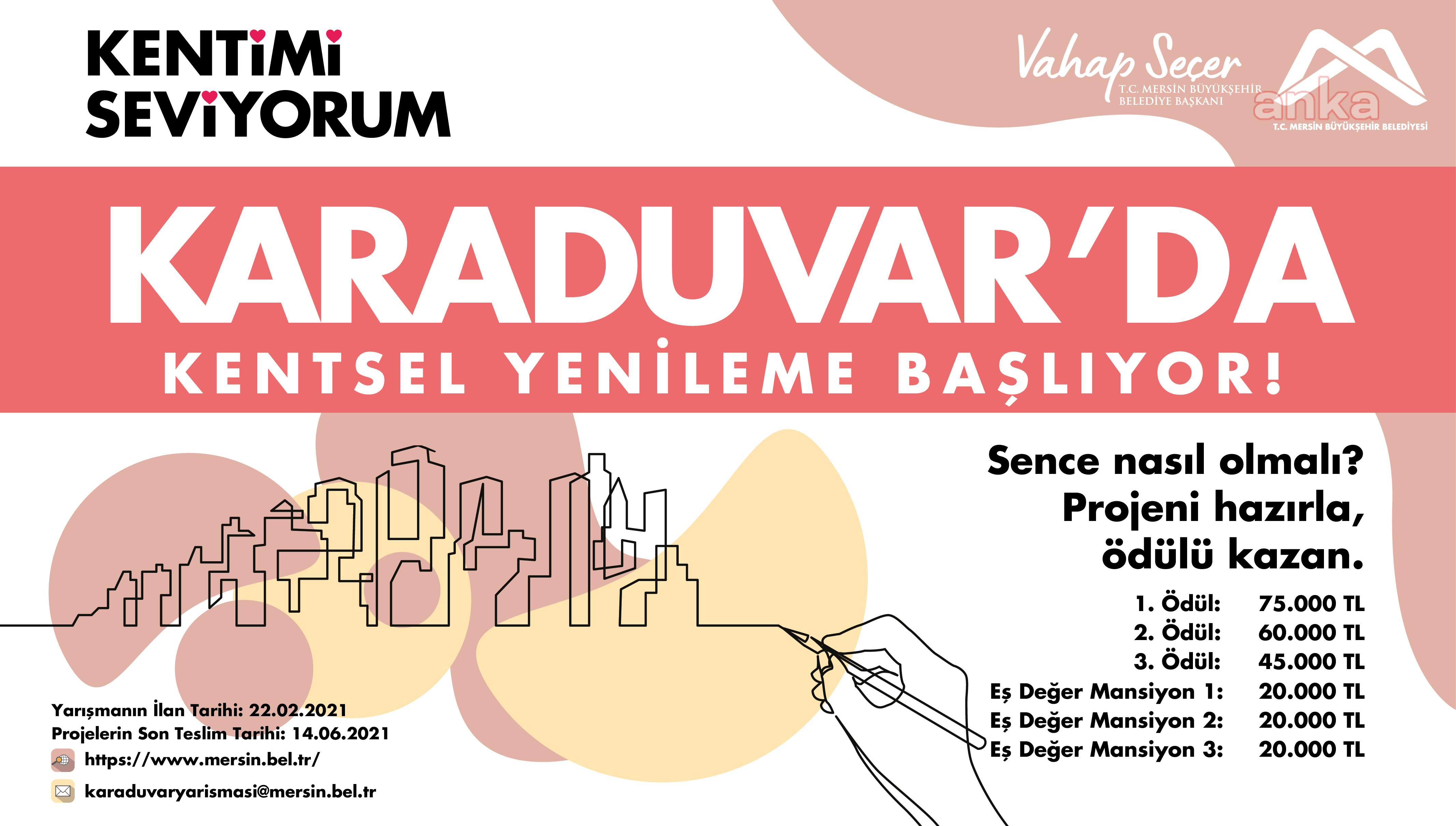MERSİN BÜYÜKŞEHİR’DEN KARADUVAR MAHALLESİ İÇİN KENTSEL YENİLEME YARIŞMASI