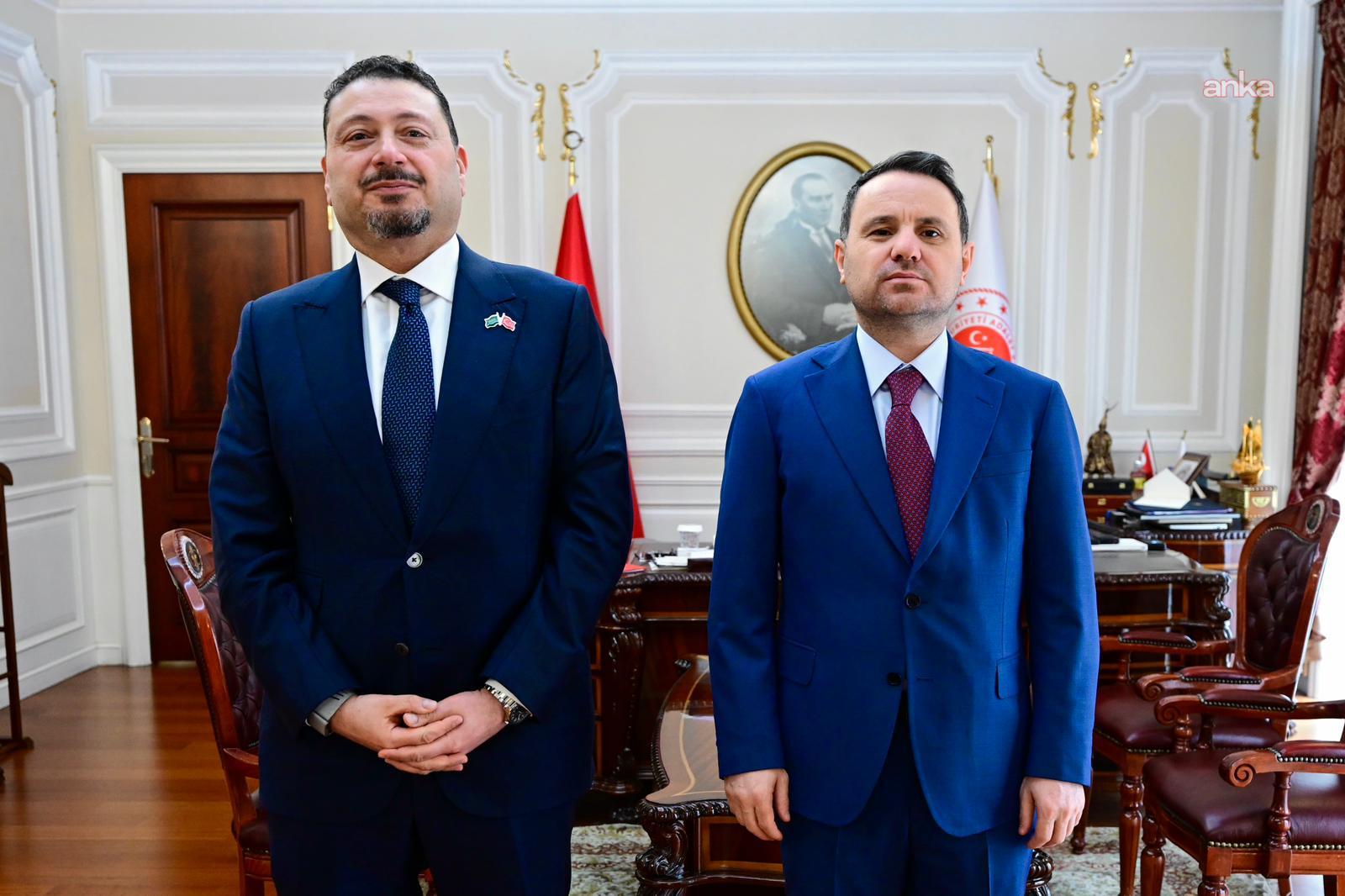 Bakan Gürlek, Suudi Arabistan’ın Ankara Büyükelçisi Abualnasr ile görüştü