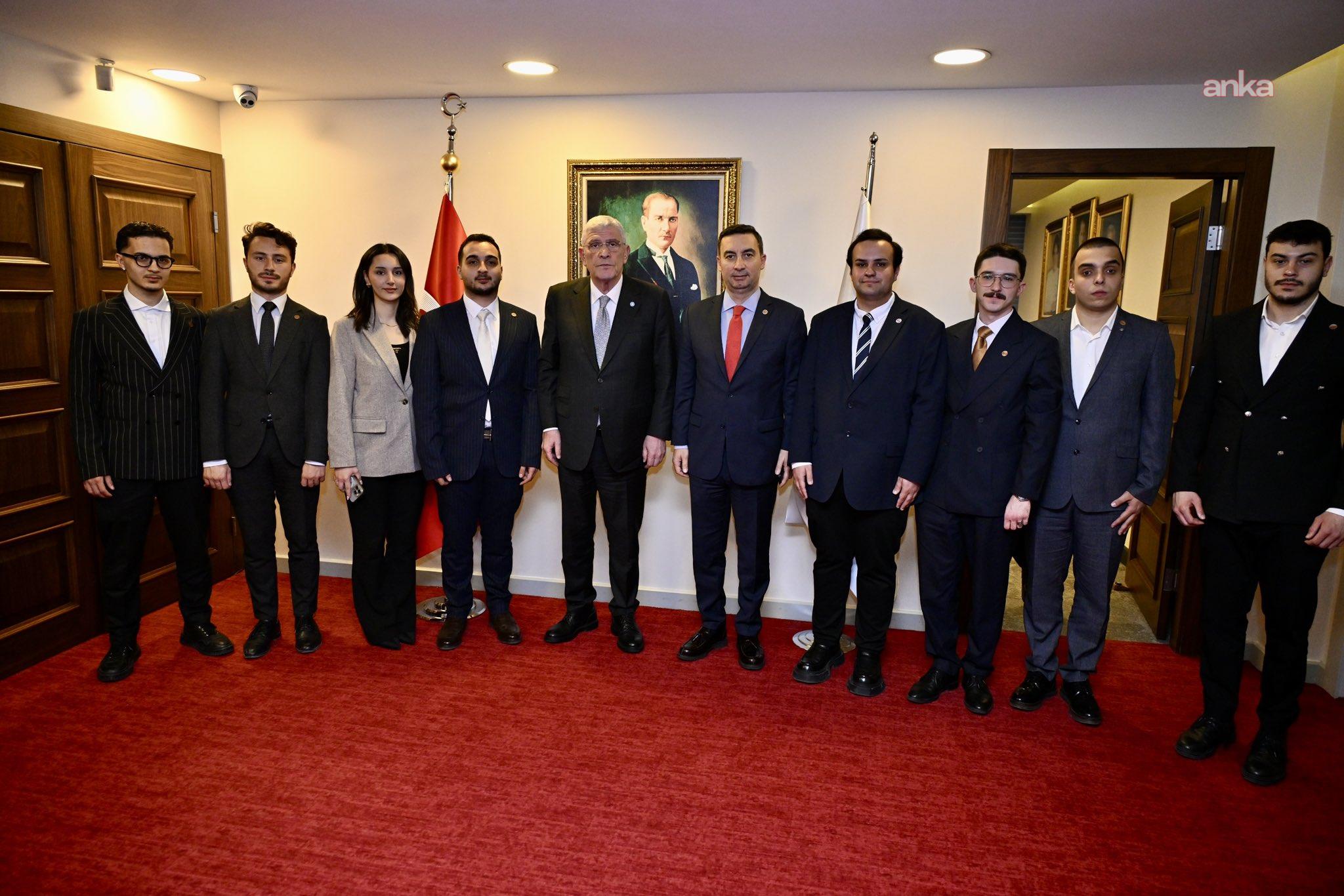 Müsavat Dervişoğlu, Genç Demokratlar Derneği üyeleriyle görüştü