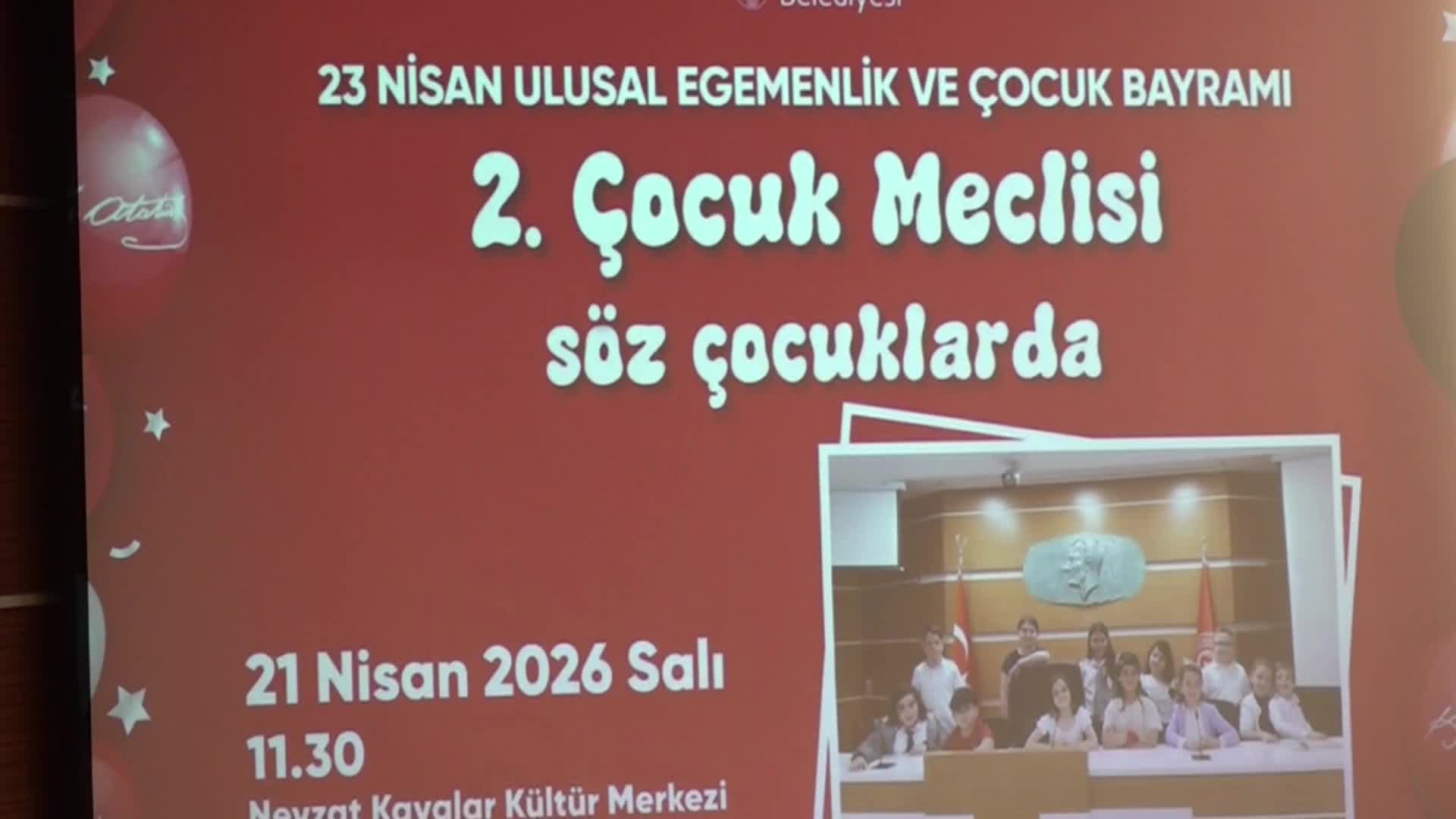 23 Nisan Bornova’da çocukların sesiyle yükseldi