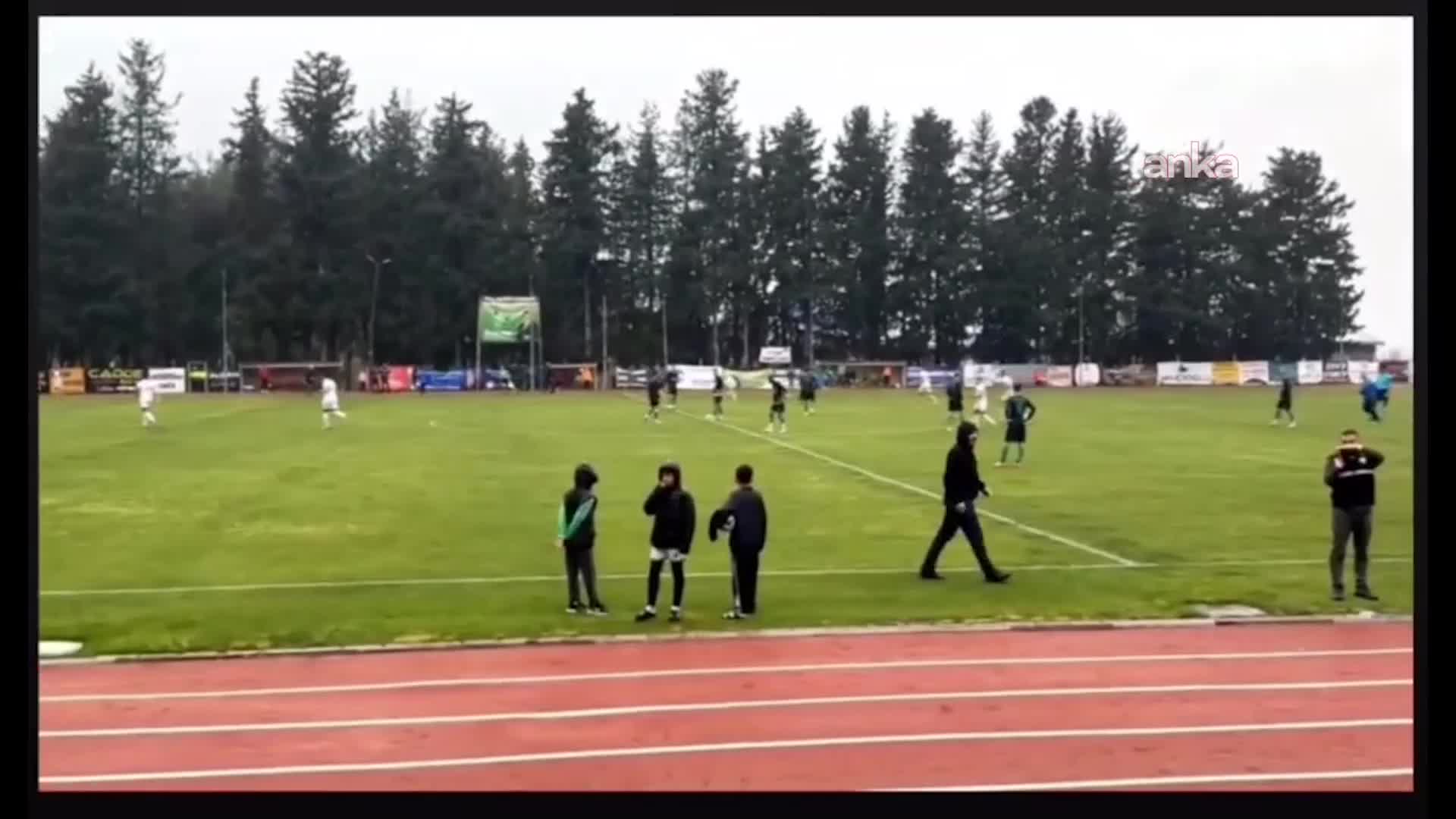Osmaniye'de stat anonsçusundan hakeme ağır küfür