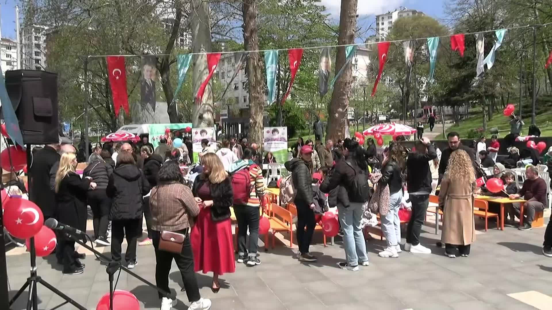 23 Nisan Beşiktaş’ta, Dünya Barış Parkı'nda kutlandı