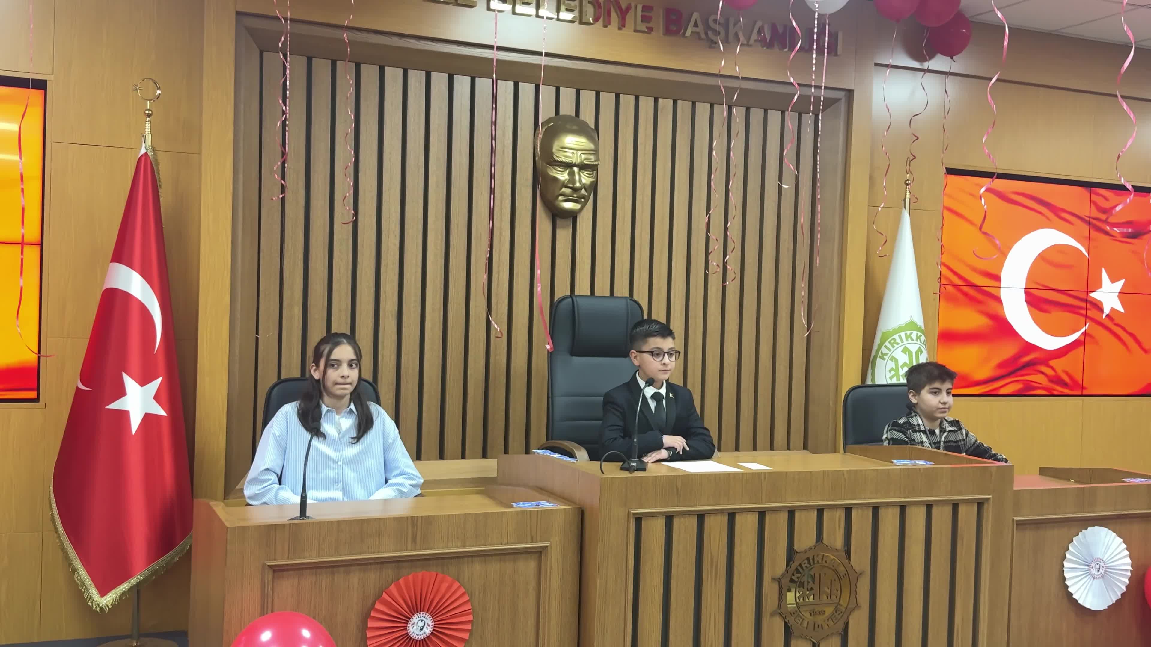 Kırıkkale tarihinde ilk kez Çocuk Meclisi düzenlendi