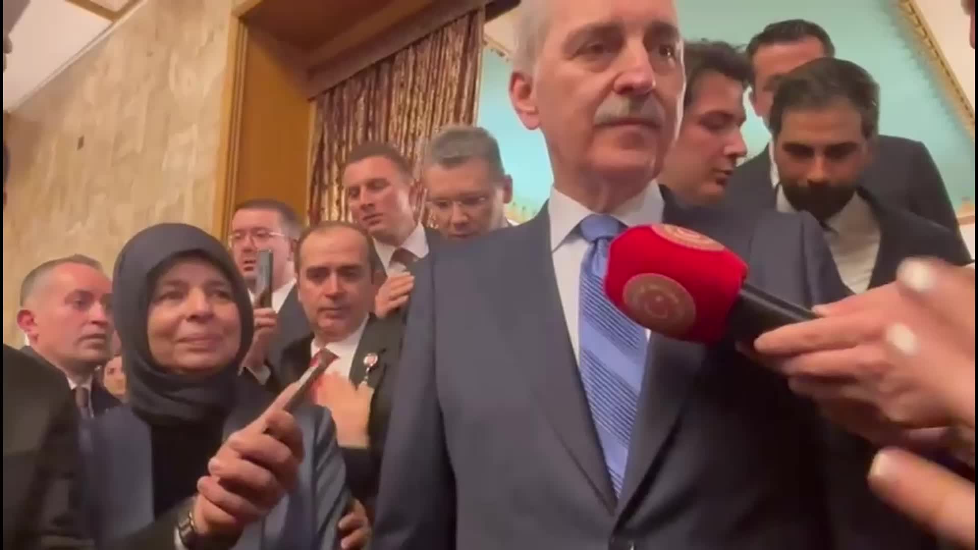 23 Nisan Ulusal Egemenlik ve Çocuk Bayramı Resepsiyonu… Numan Kurtulmuş: "Örgütün silah bıraktığının ortaya konulmasıyla süreç çok hızlanır"