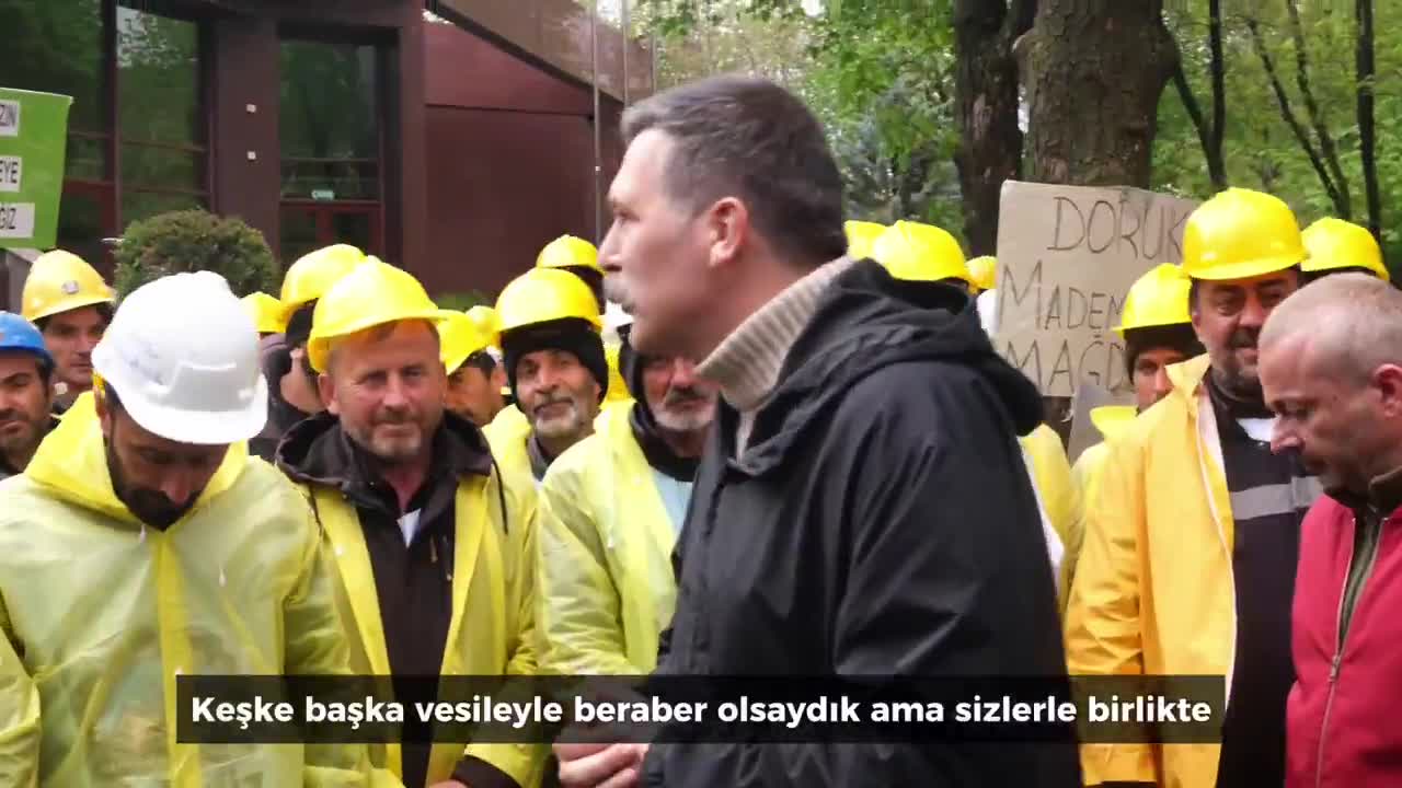 Erkan Baş, Doruk Madencilik işçilerini ziyaret etti