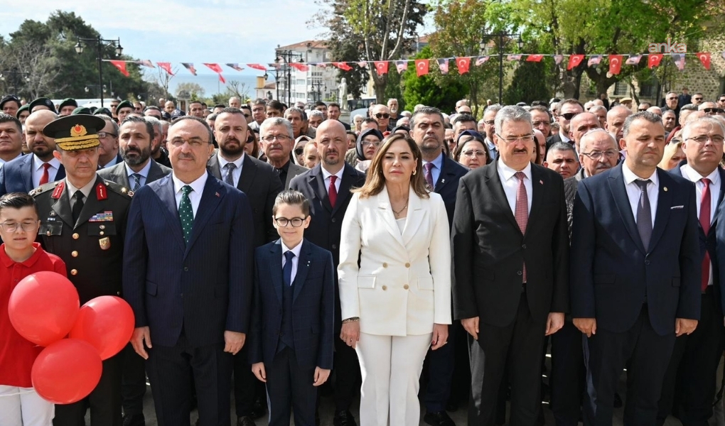 Tekirdağ’da 23 Nisan, tören ve etkinliklerle kutlandı