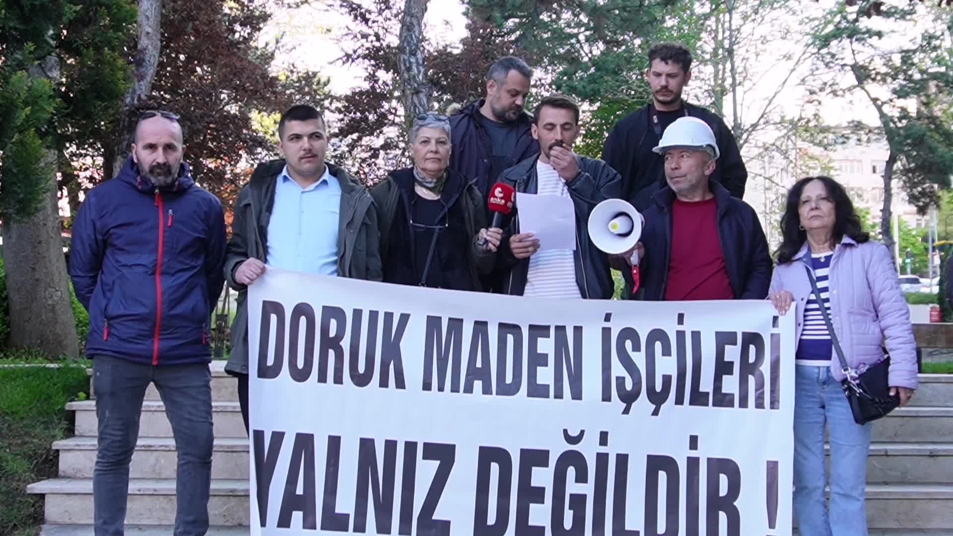 Bilecik'ten Ankara'da eylemdeki işçilere destek: Madenci kardeşlerimize sesleniyoruz, açlığınız açlığımız, kavganız kavgamızdır"