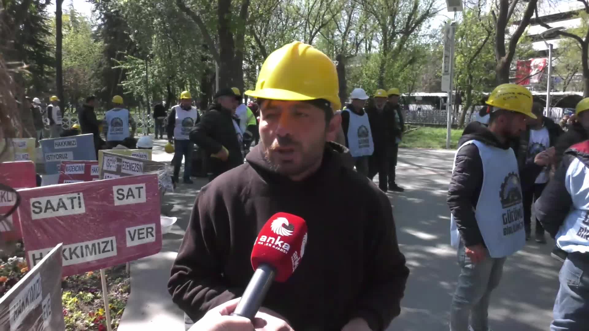 Doruk Madencilik işçileri, açlık grevinin altıncı gününde... Maden işçisi Satı Kaynak: "Yedi yaşındaki oğlum Ayaş'a yürüdüğümde, 'oyuncağımı satayım, gel' dedi"