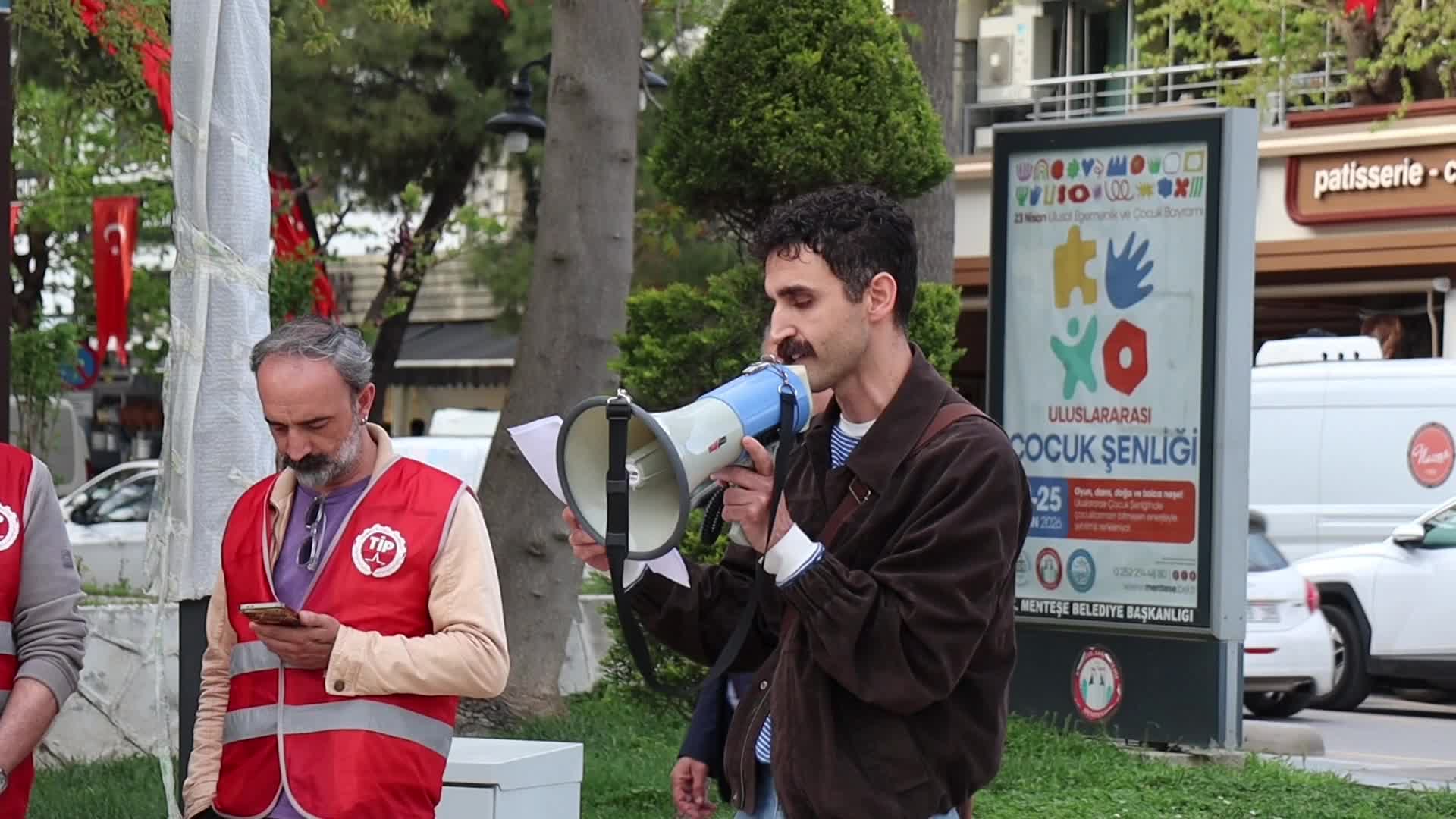 Muğla’dan açlık grevindeki Doruk Madencilik işçilerine destek