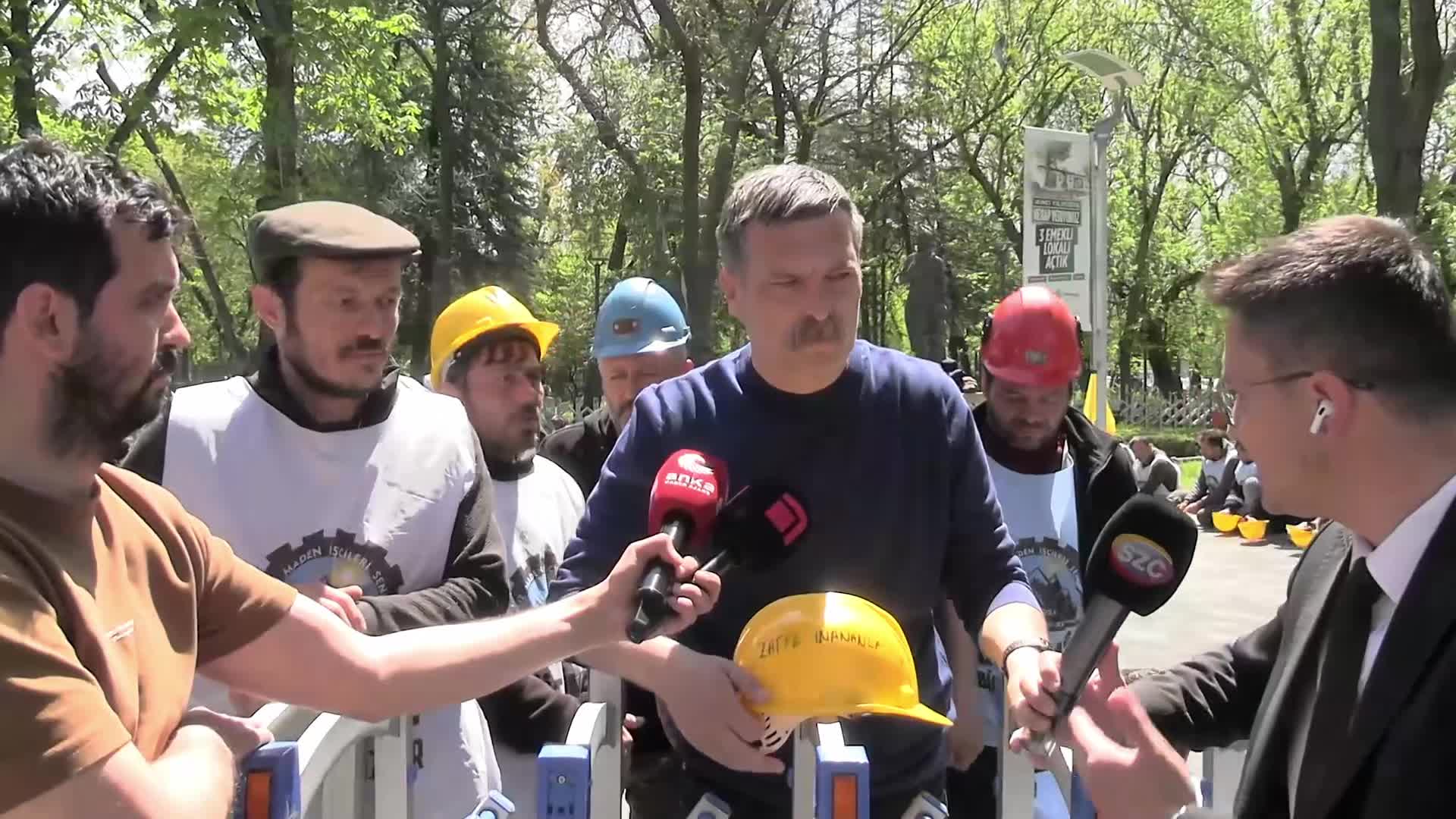 Doruk Madencilik işçilerinin açlık grevi sürüyor... Erkan Baş: "Yarın bu mağduriyetin artık sonuna gelmesini istiyoruz"
