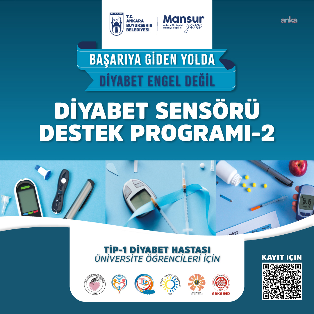 Ankara Büyükşehir Belediyesi’nin diyabet sensörü desteği devam ediyor