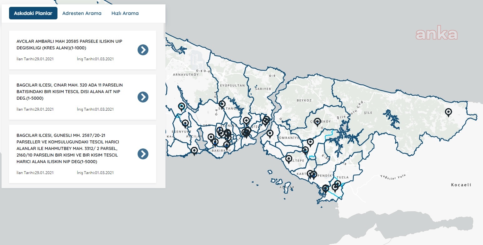 İBB'DEN BİR İLK:  İSTANBUL’DA İMAR PLANI DEĞİŞİKLİKLERİ SMS İLE ÖĞRENİLEBİLECEK