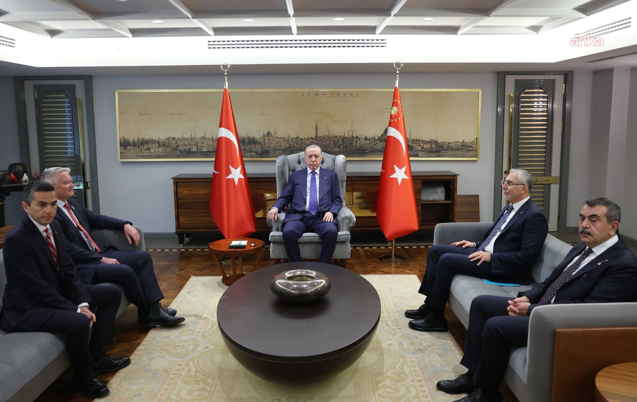 Cumhurbaşkanı Erdoğan, OECD Genel Sekreteri'ni kabul etti