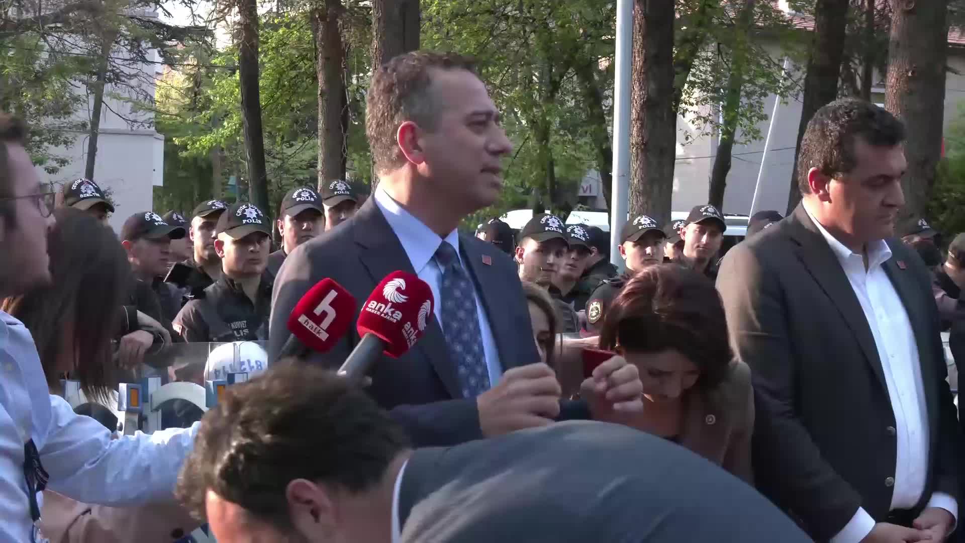 CHP heyetinden Doruk Madencilik işçilerine destek ziyareti