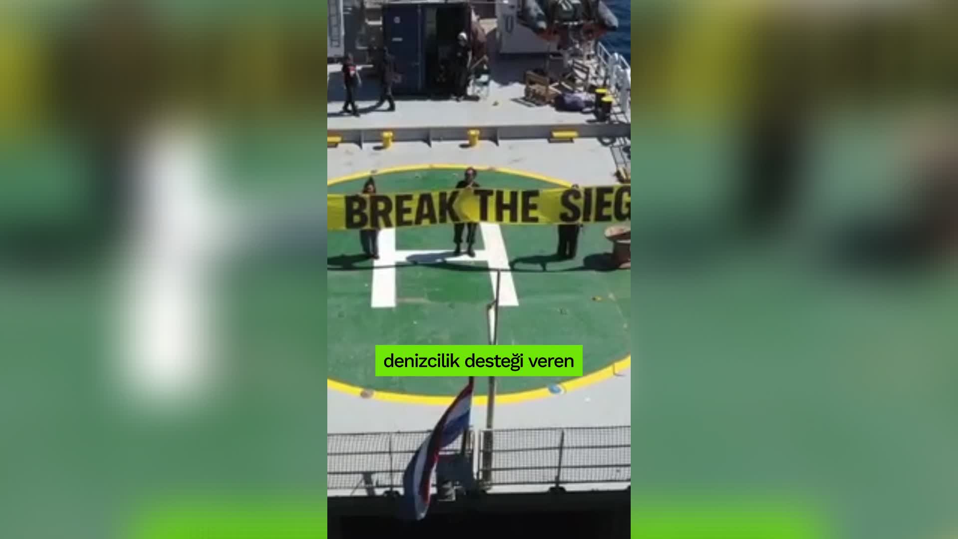Greenpeace Türkiye, "Küresel Sumud Filosu"na katıldı