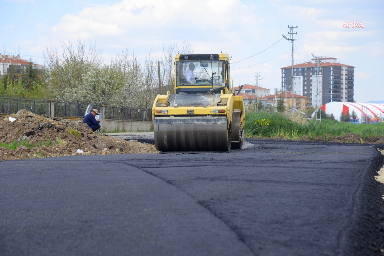 Kahramankazan’da asfalt seferberliği sürüyor