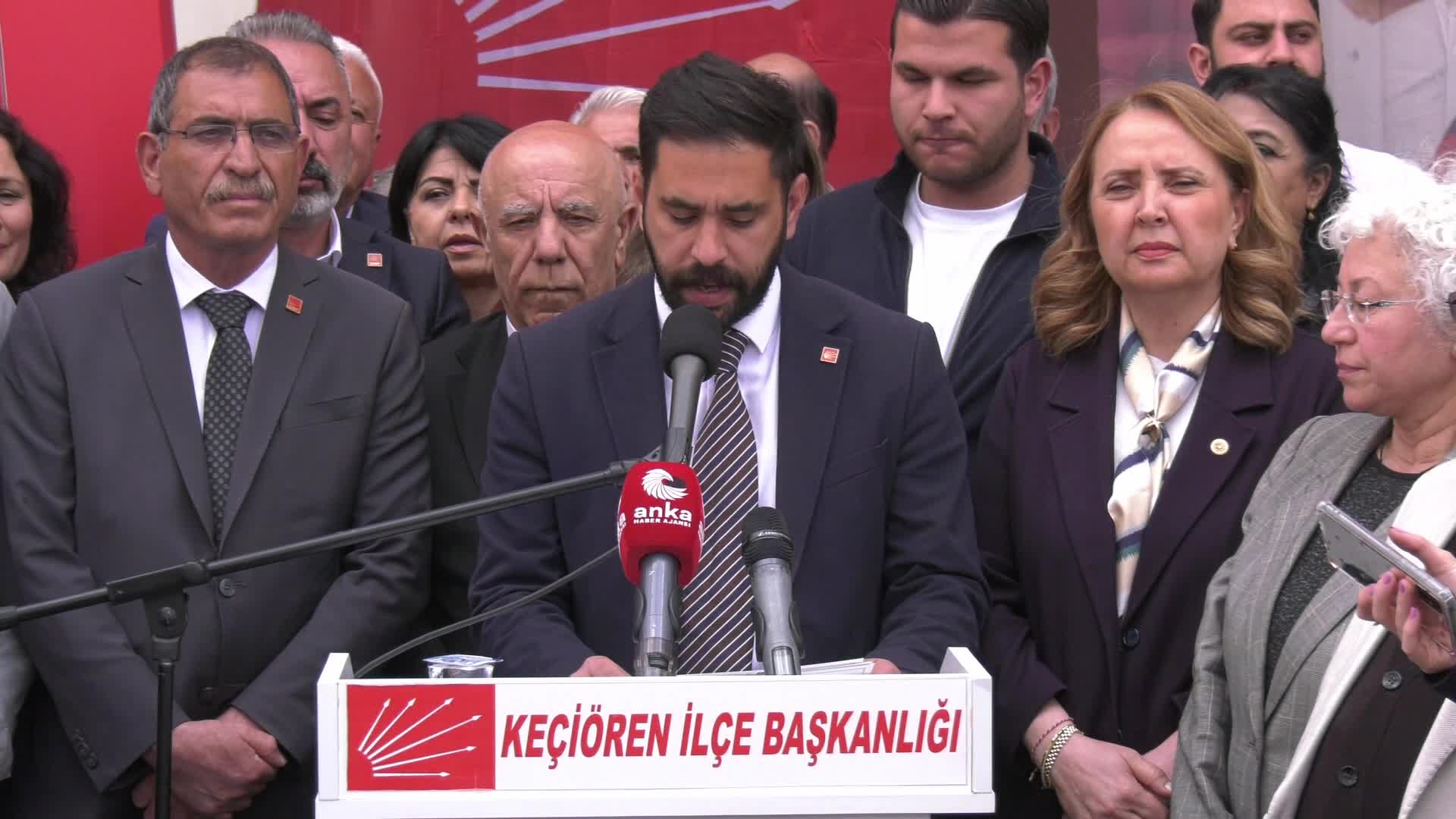 CHP Keçiören İlçe Başkanlığı'na yapılan taşlı saldırı... İl Başkan Vekili Yüksel Işık: "Bütün bu ablukaların, operasyonların hepsine geri adım attıracağız"