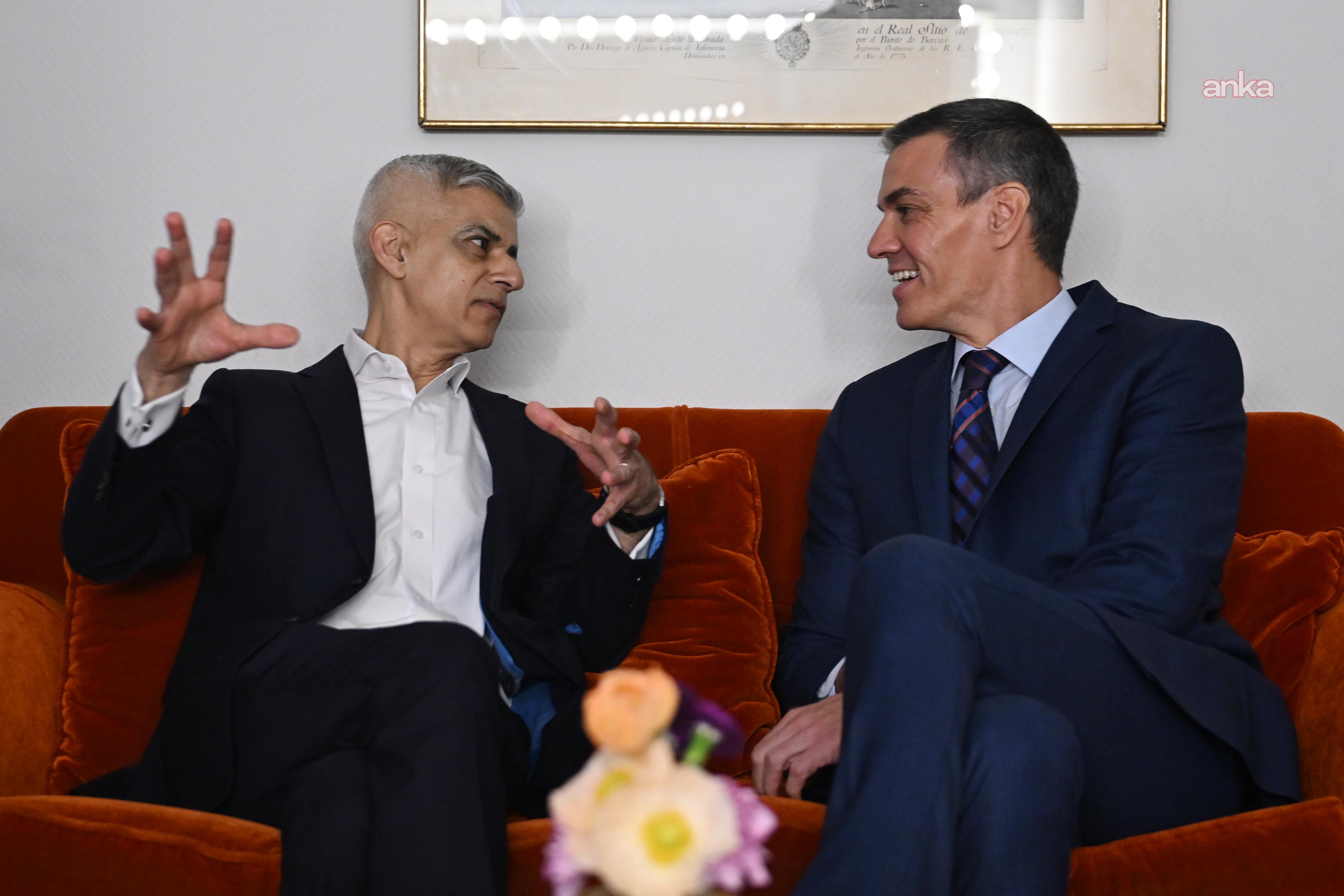 İspanya Başbakanı Sanchez, Londra Belediye Başkanı Khan ile görüştü: “Şehirler demokrasinin ilk savunma hattı”