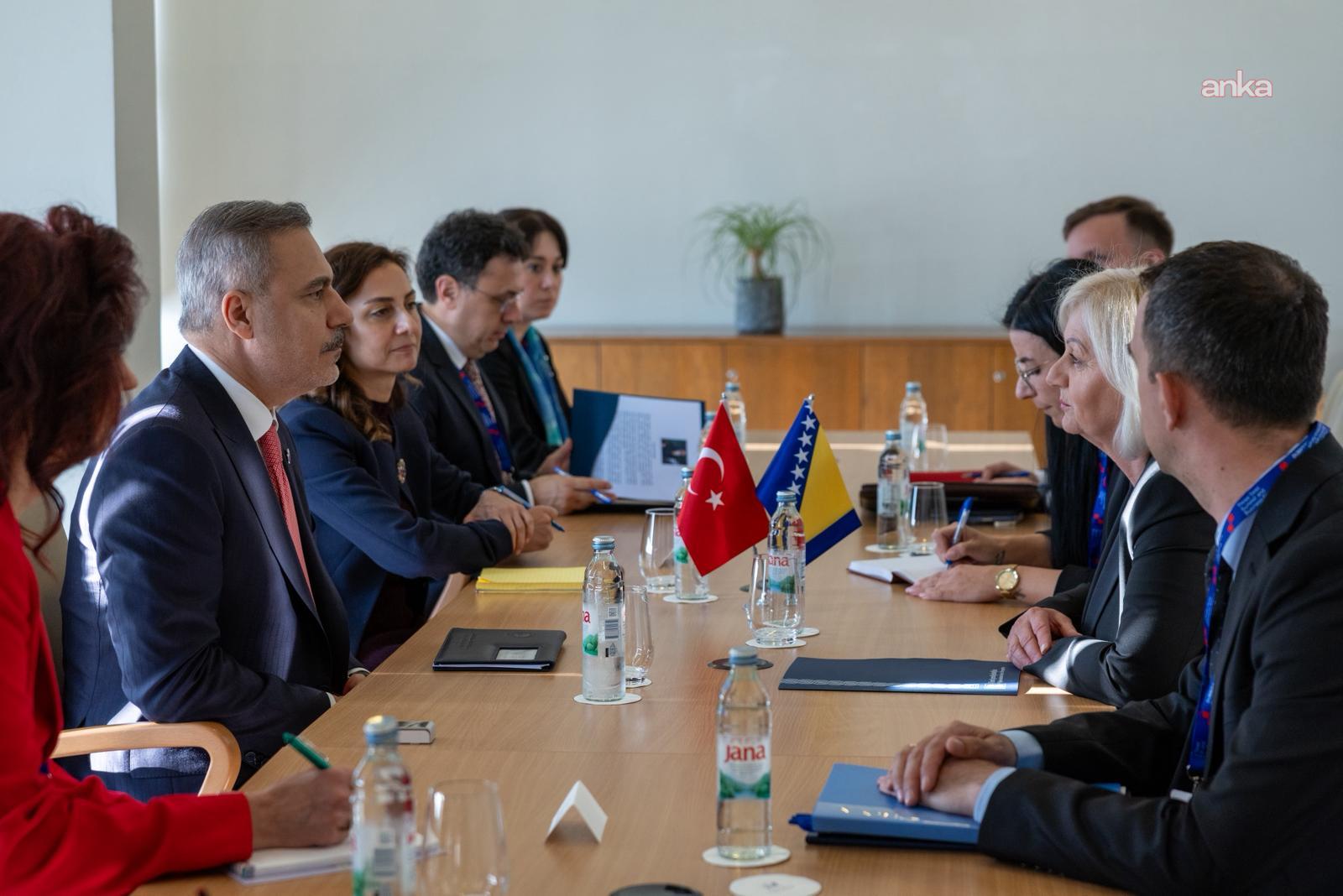 Bakan Fidan, Bosna-Hersek Bakanlar Konseyi Başkanı Krişto ile görüştü