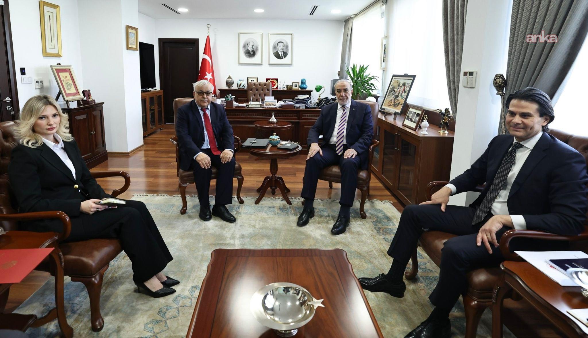 Dışişleri Bakan Yardımcısı Kulaklıkaya, Rusya'nın Ankara Büyükelçisi Verşinin'i kabul etti