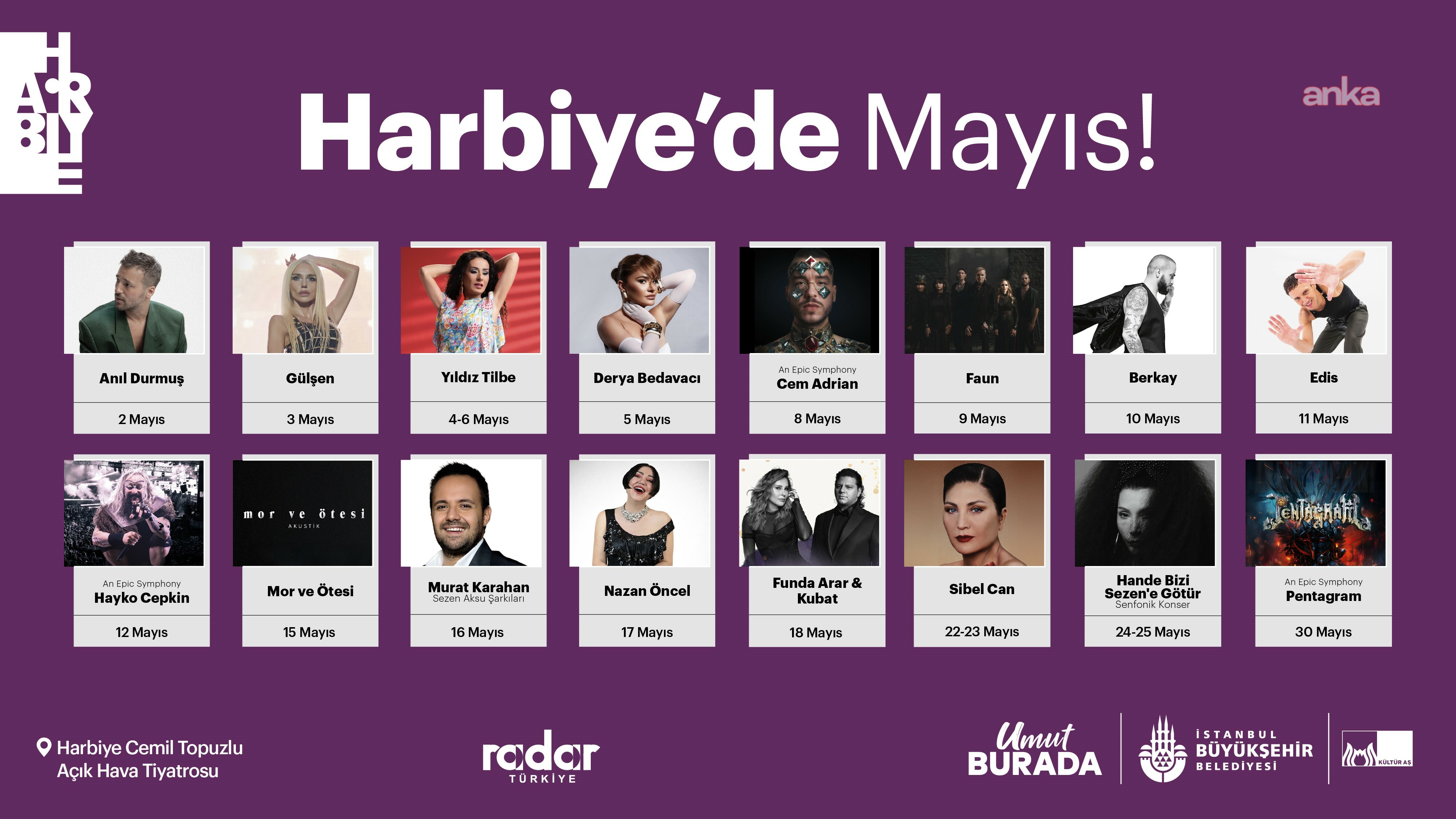 Harbiye Açık Hava’da yeni sezon başlıyor