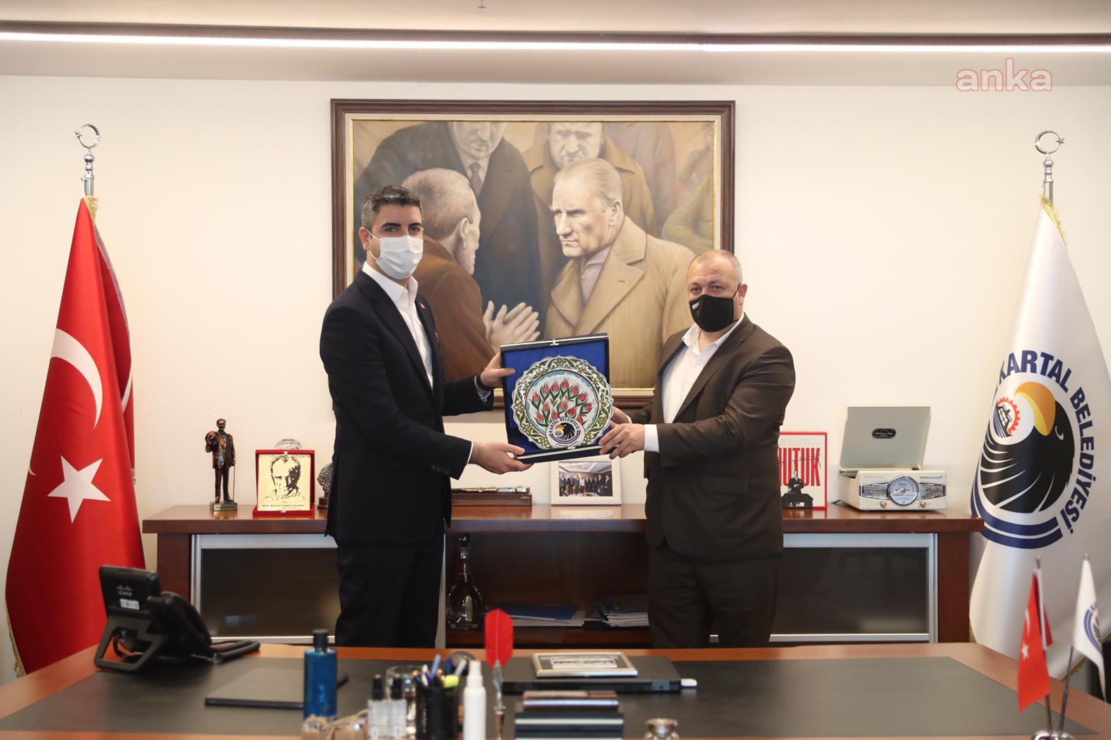 ARDİNO BELEDİYE BAŞKANI ŞABAN'DAN KARTAL BELEDİYE BAŞKANI YÜKSEL'E ZİYARET