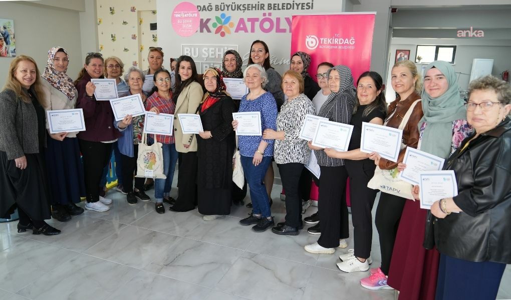 Tekirdağ'da "Kadın Sağlığı Eğitimi" programı tamamlandı
