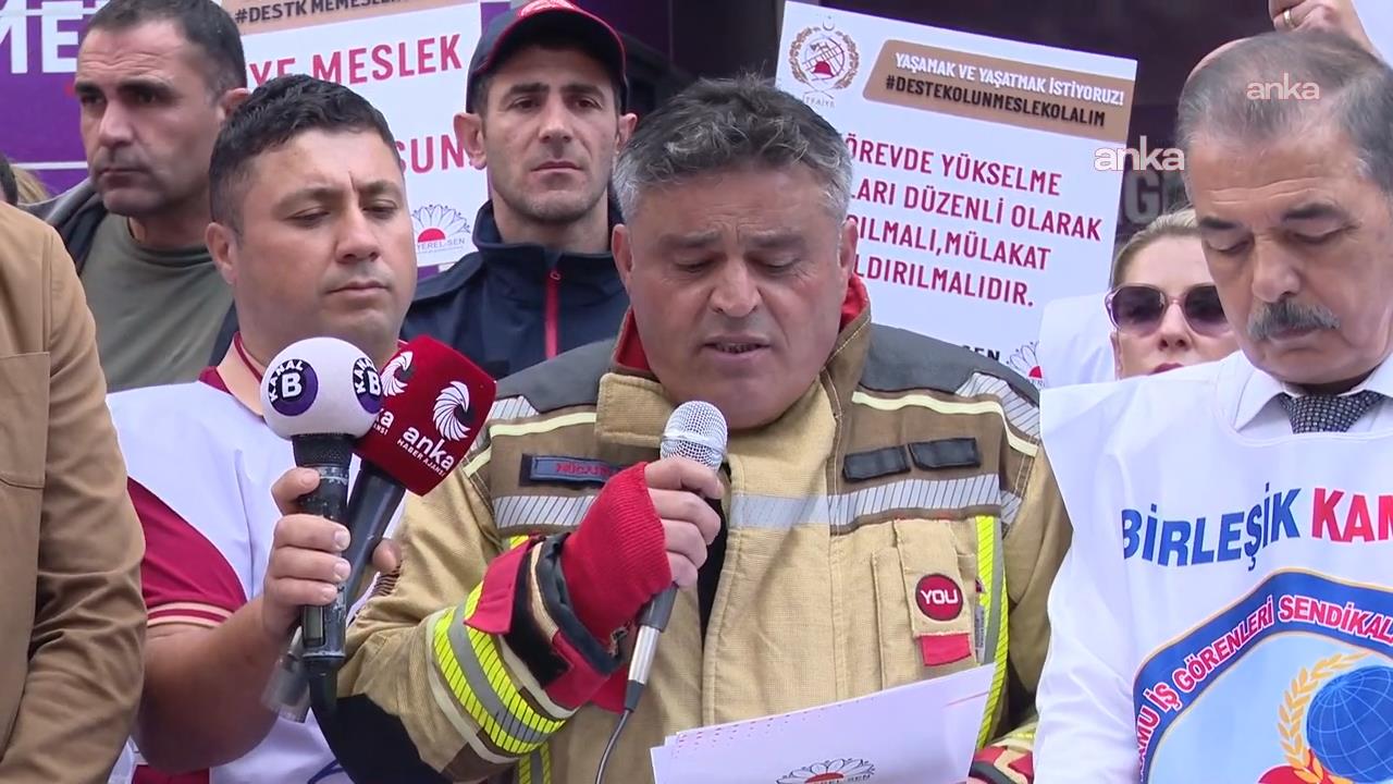 Tüm Yerel-Sen Genel Başkanı Mücahit Dede: İtfaiyecilerin sahadan koparılması kimlik kaybı hissettirir