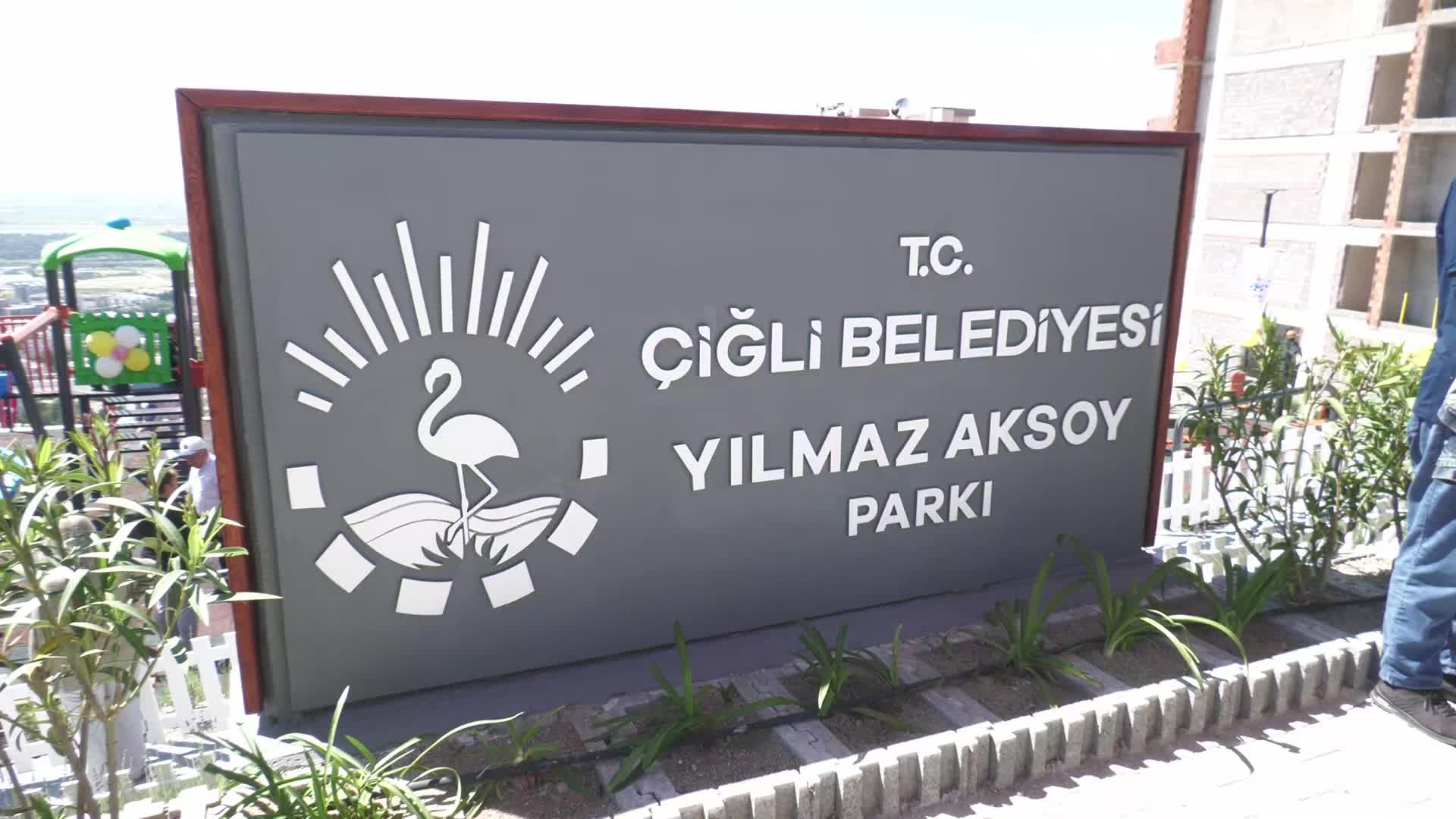 Çiğli’de Yılmaz Aksoy Parkı hizmete açıldı