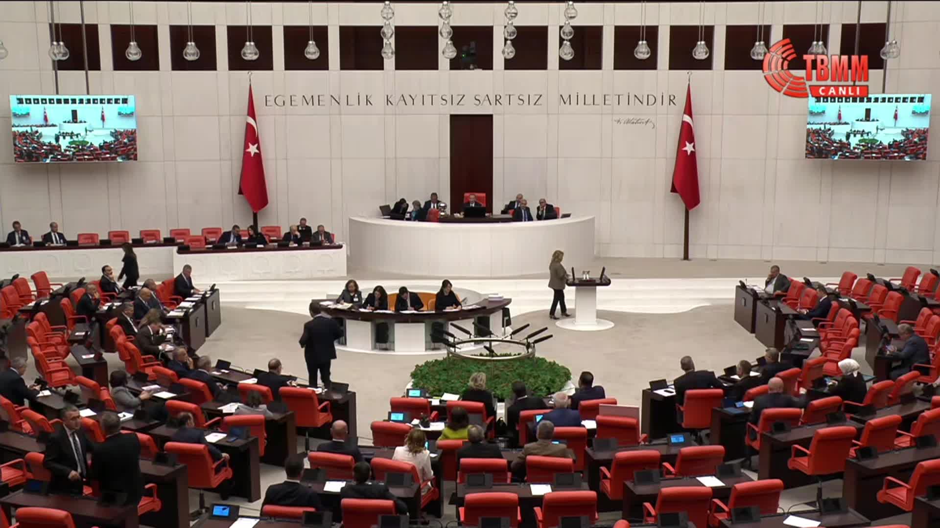 TBMM Genel Kurulu... Saadet Partili Aydın: Cumhurbaşkanı kredi çekip ev almak istese beş yıllık görev süresi boyunca toplam maaşı ortalama bir evi almaya yetmiyor
