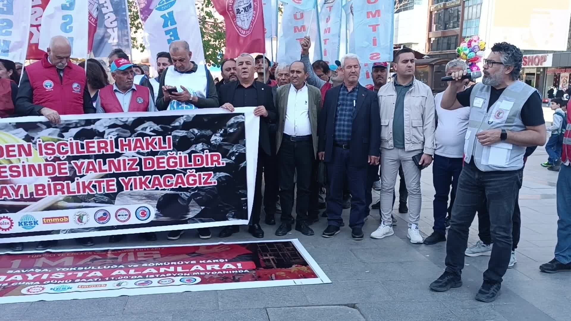 Gaziantep’te 1 Mayıs çağrısı: Emekçiler İstasyon Meydanı’na davet edildi