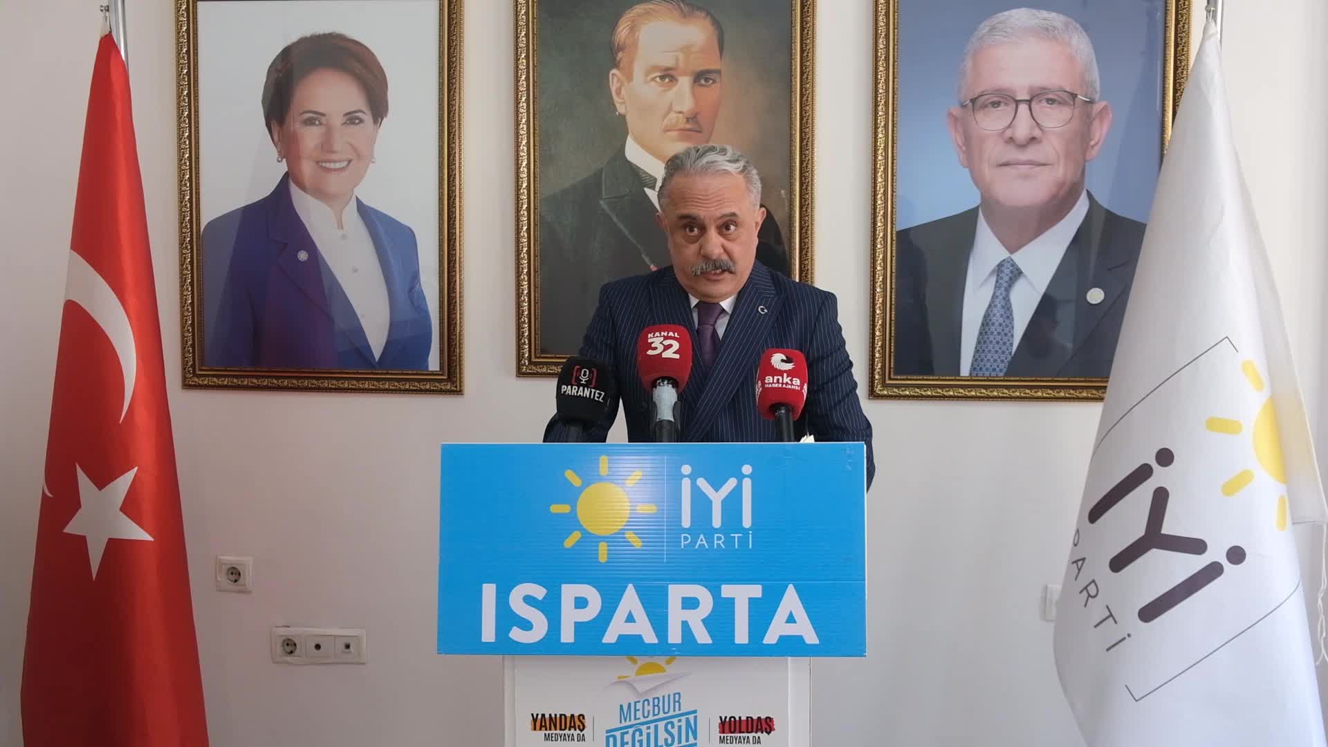 İYİ Parti Isparta Basın Sözcüsü Baş: "Su sayacı değiştirme sorumluluğu belediyededir"