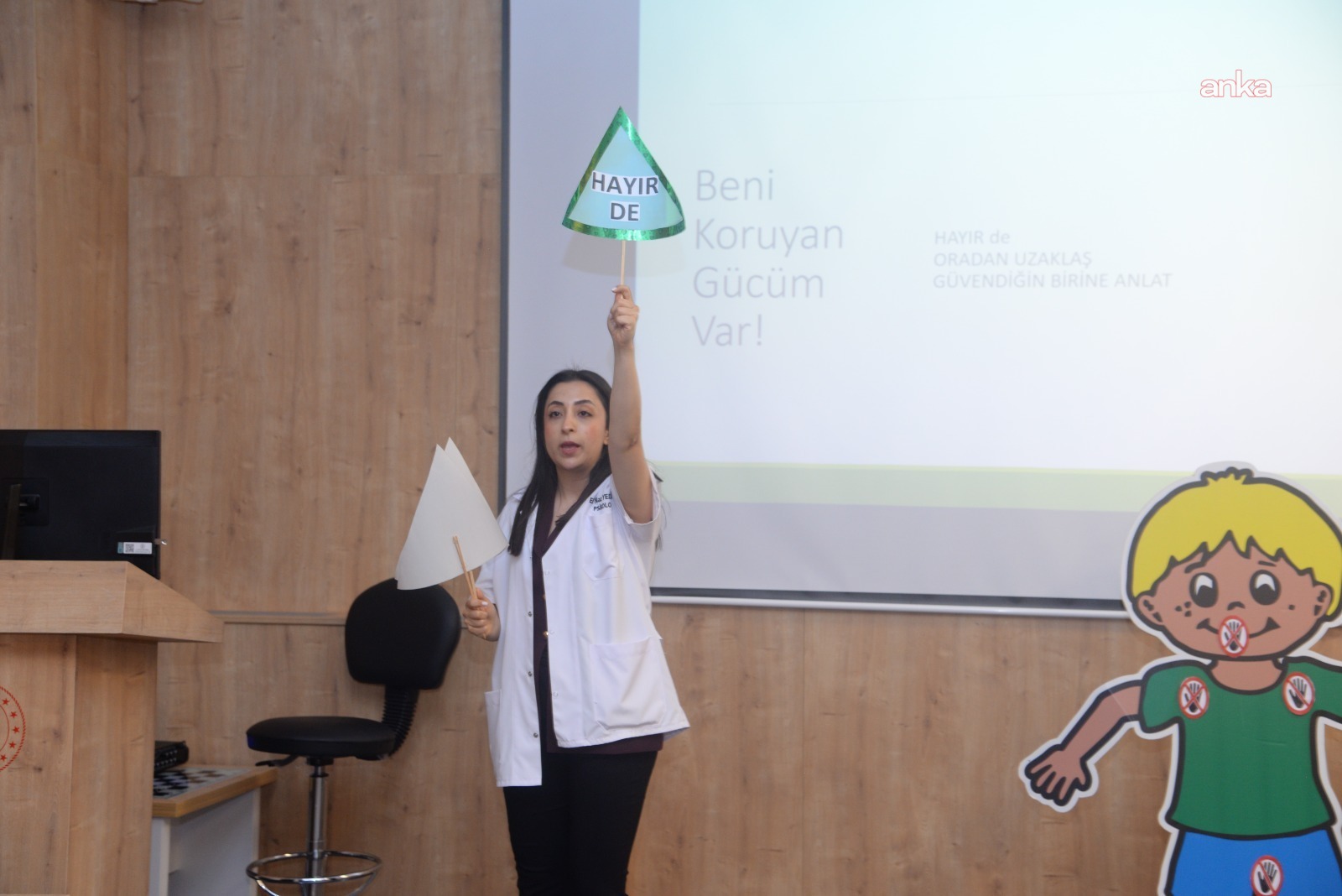 Kahramankazan Belediyesi'nden öğrencilere mahremiyet eğitimi