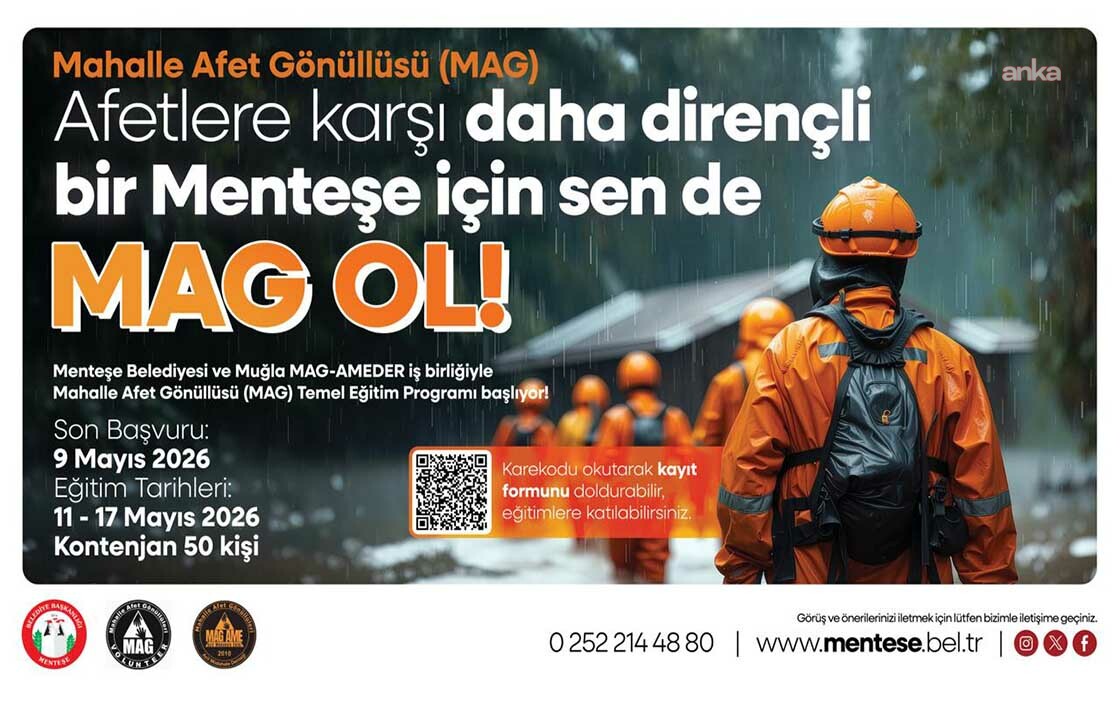 Menteşe'de "Mahalle Afet Gönüllüsü" eğitimleri başlıyor