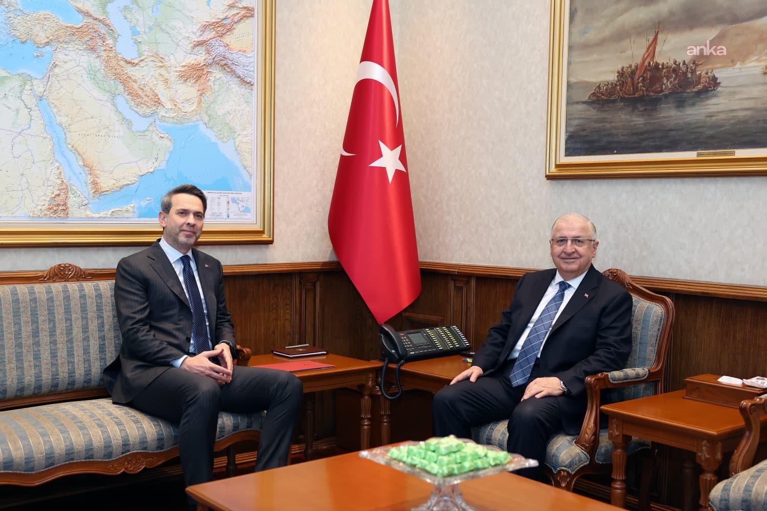 Bakan Güler, Enerji ve Tabii Kaynaklar Bakanı Bayraktar ile görüştü