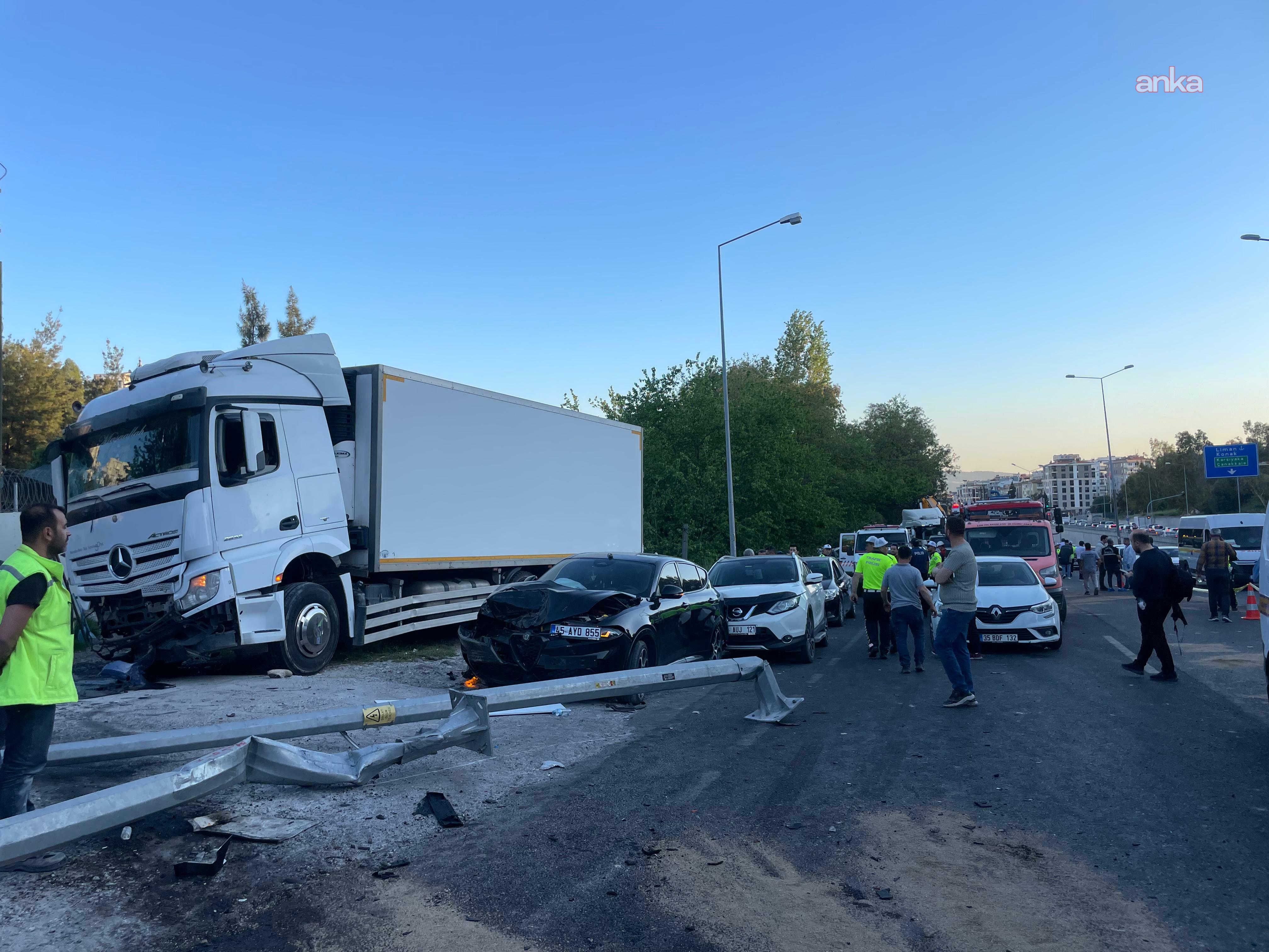 İzmir'de 3 kişinin yaşamını yitirdiği kazada tırı işleten lojistik firmanın yetkilisi gözaltına alındı