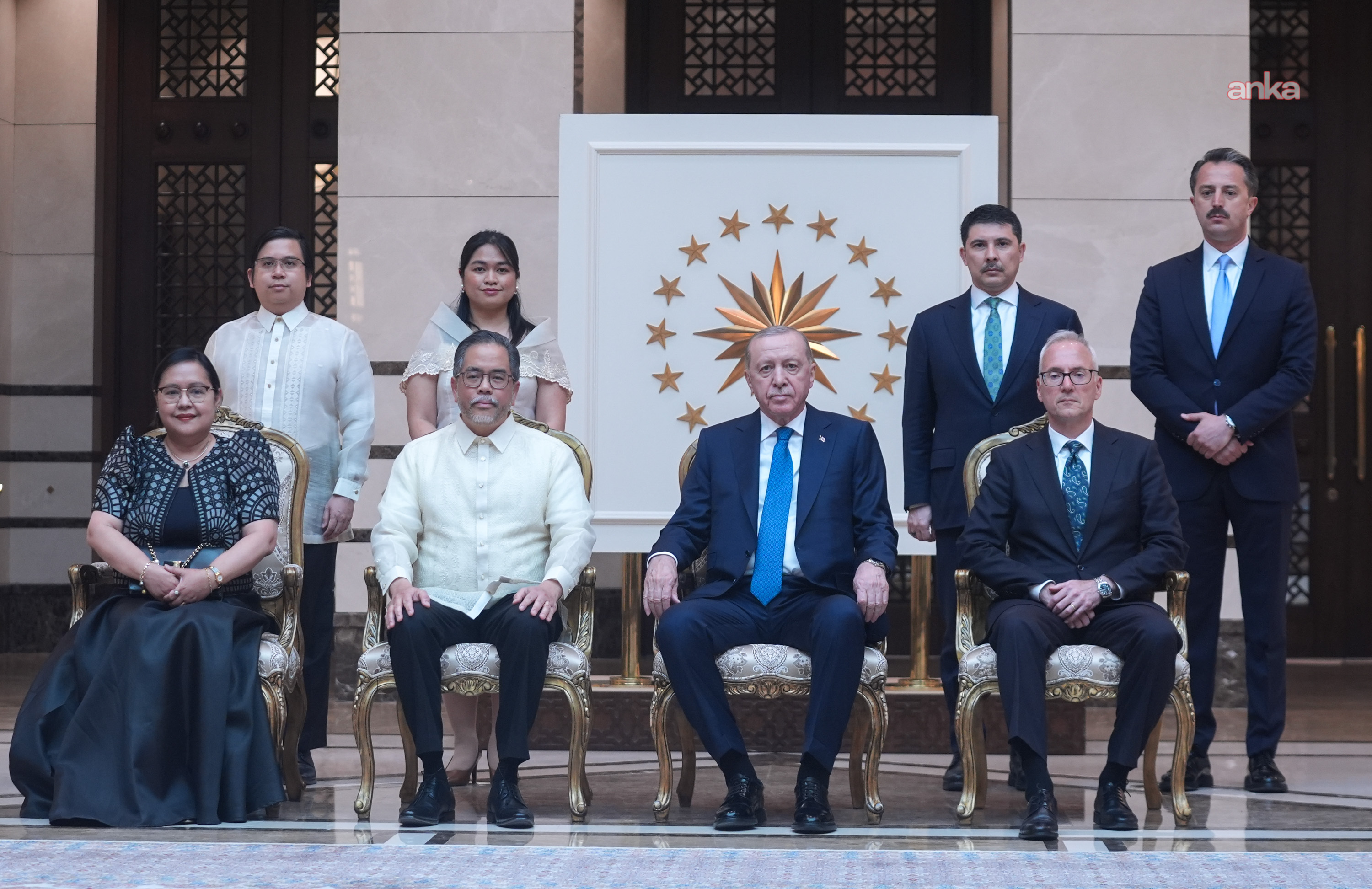 Cumhurbaşkanı Erdoğan, 4 ülkenin büyükelçisini kabul etti
