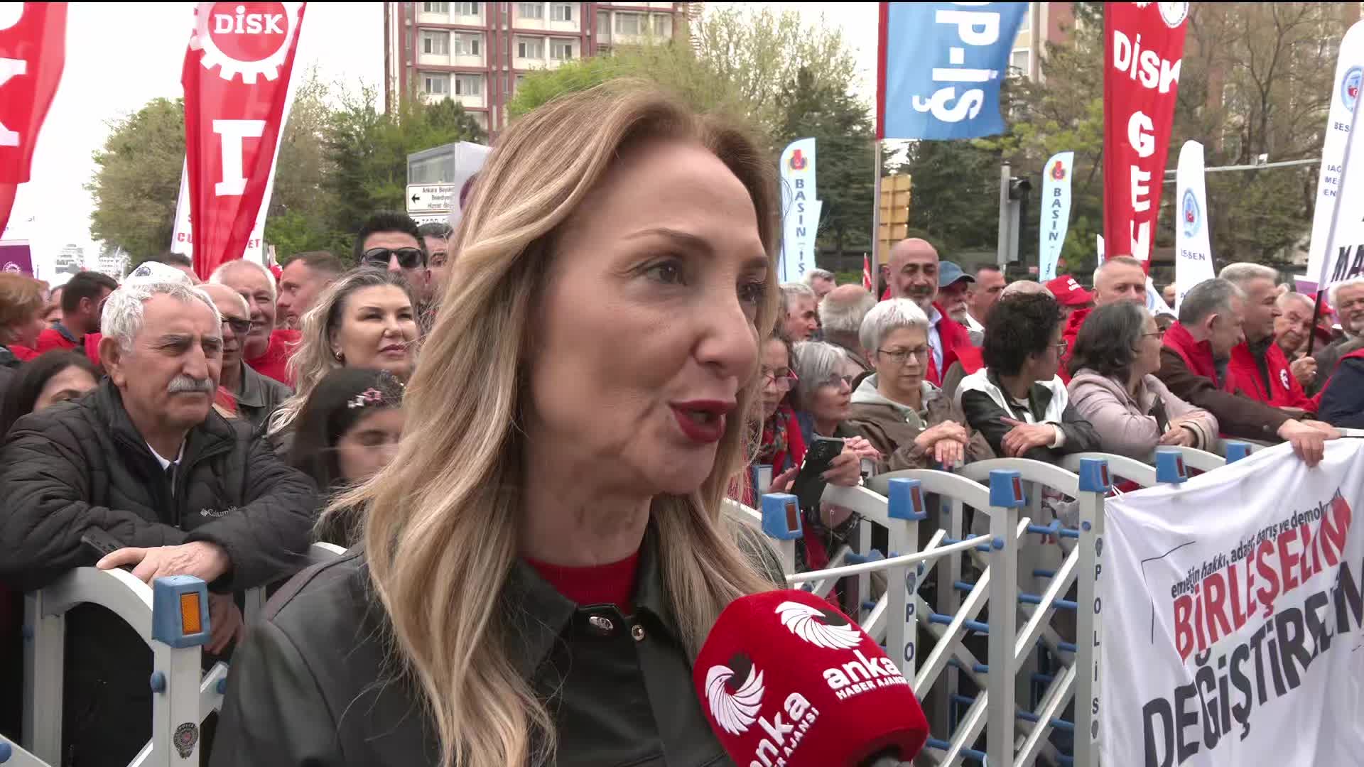 1 Mayıs Emek ve Dayanışma Günü... Aylin Nazlıaka: "İnanıyorum ki yine ilk seçimlerden sonra bu kara düzen değişecek"