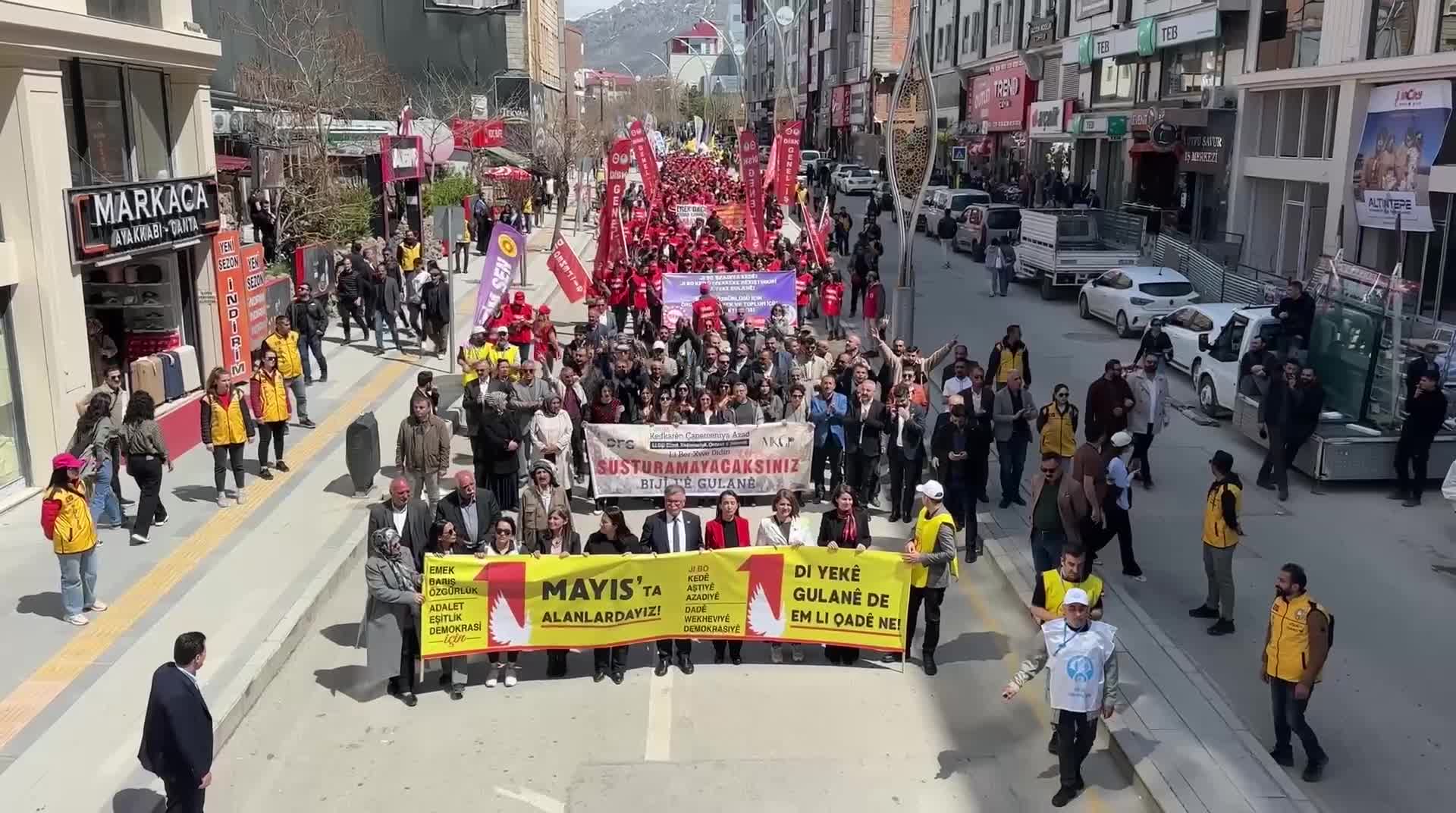 Van'da 1 Mayıs kutlaması