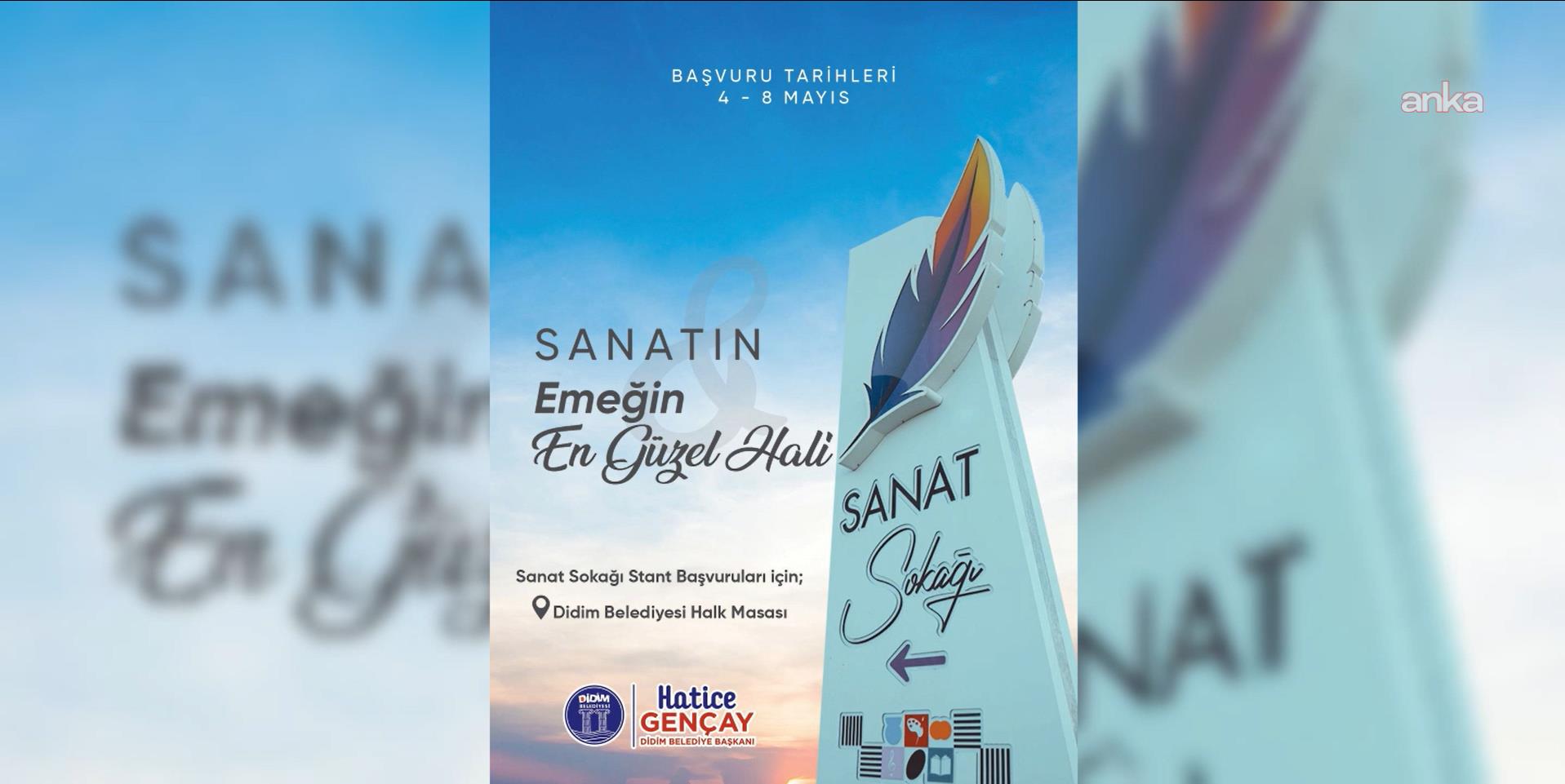 Didim’de "Sanat Sokağı" projesi için stant başvuruları başlıyor